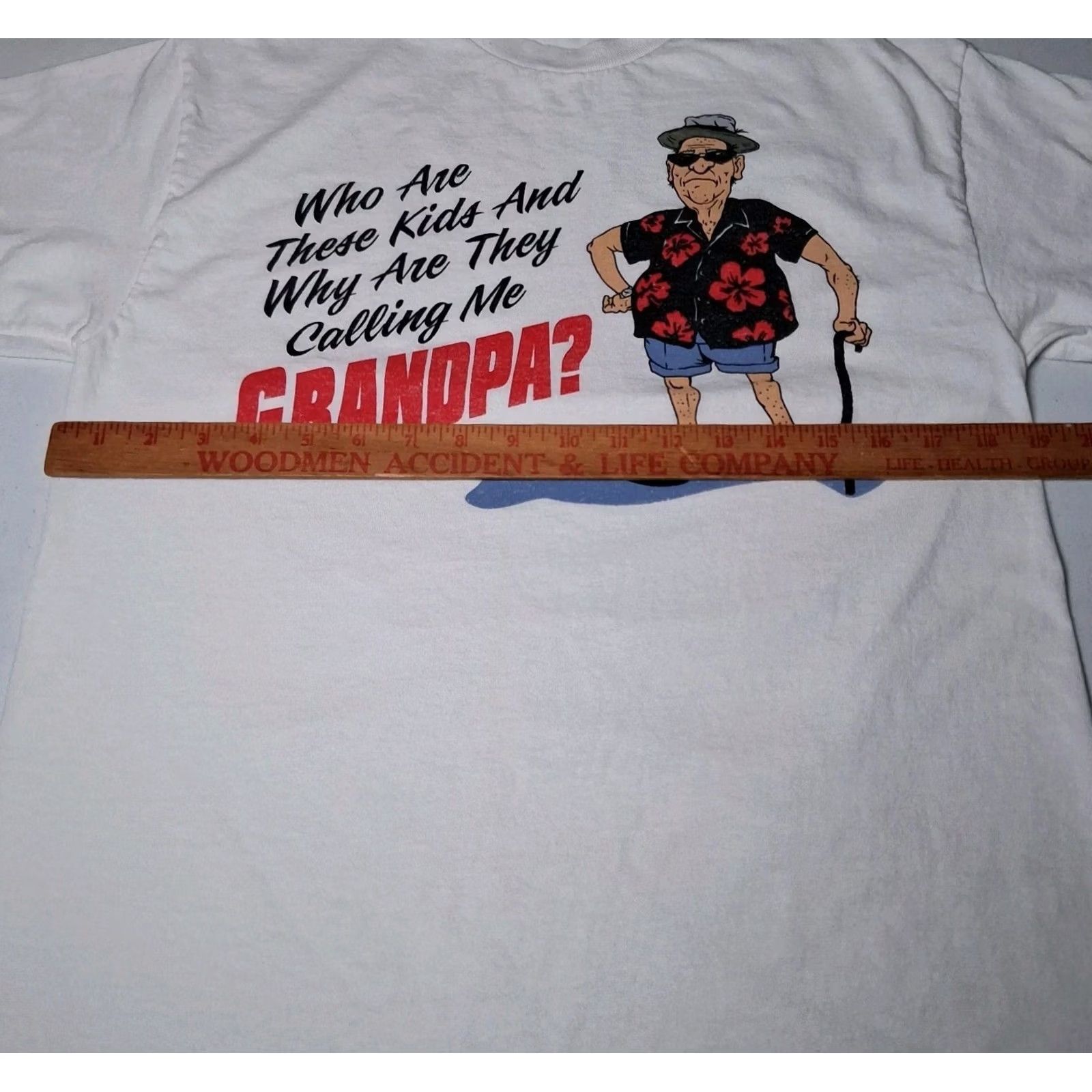 Gildan Gildan Shirt Grandfather Graphic T-Shirt Crew Neck Short Sleeve White M Mens Grandpa Funny Graphic 90s? Size US M / EU 48-50 / 2 - 4 Thumbnail