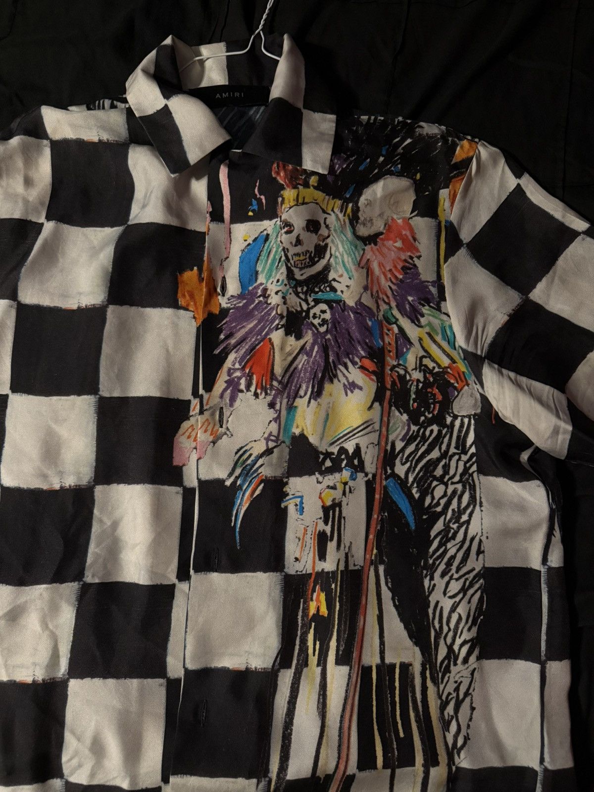 Amiri × Wes Lang Amiri x Wes Lang Silk Press Skull Shirt Size US L / EU 52-54 / 3 - 4 Thumbnail