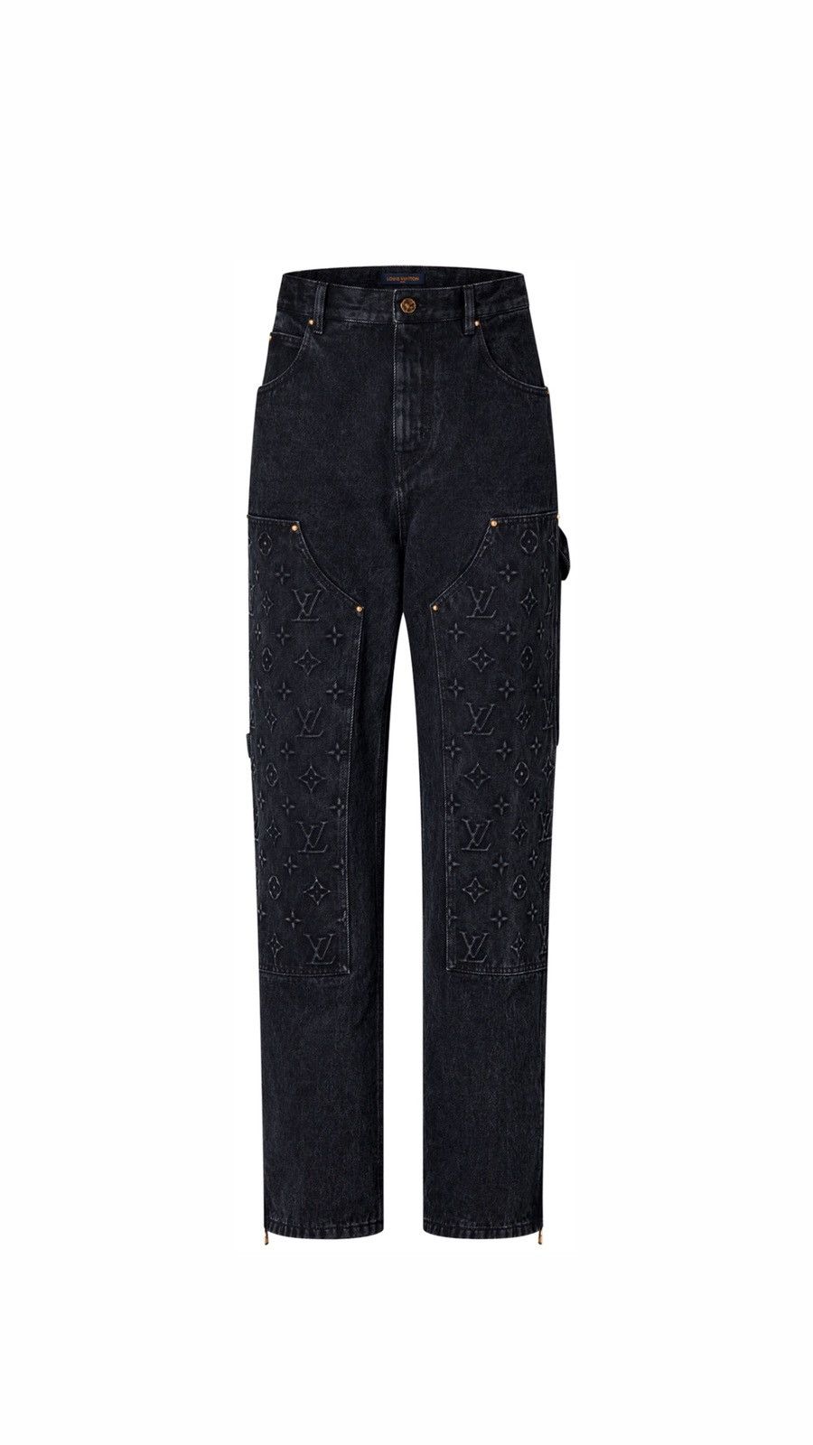 Louis Vuitton Louis Vutton Monogram Destroy Denim Pants Size US 38 / EU 54 - 1 Thumbnail