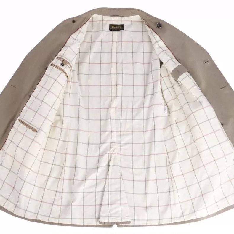 Loro Piana LORO PIANA A trench coat with double rows of buttons Size US L / EU 52-54 / 3 - 4 Thumbnail