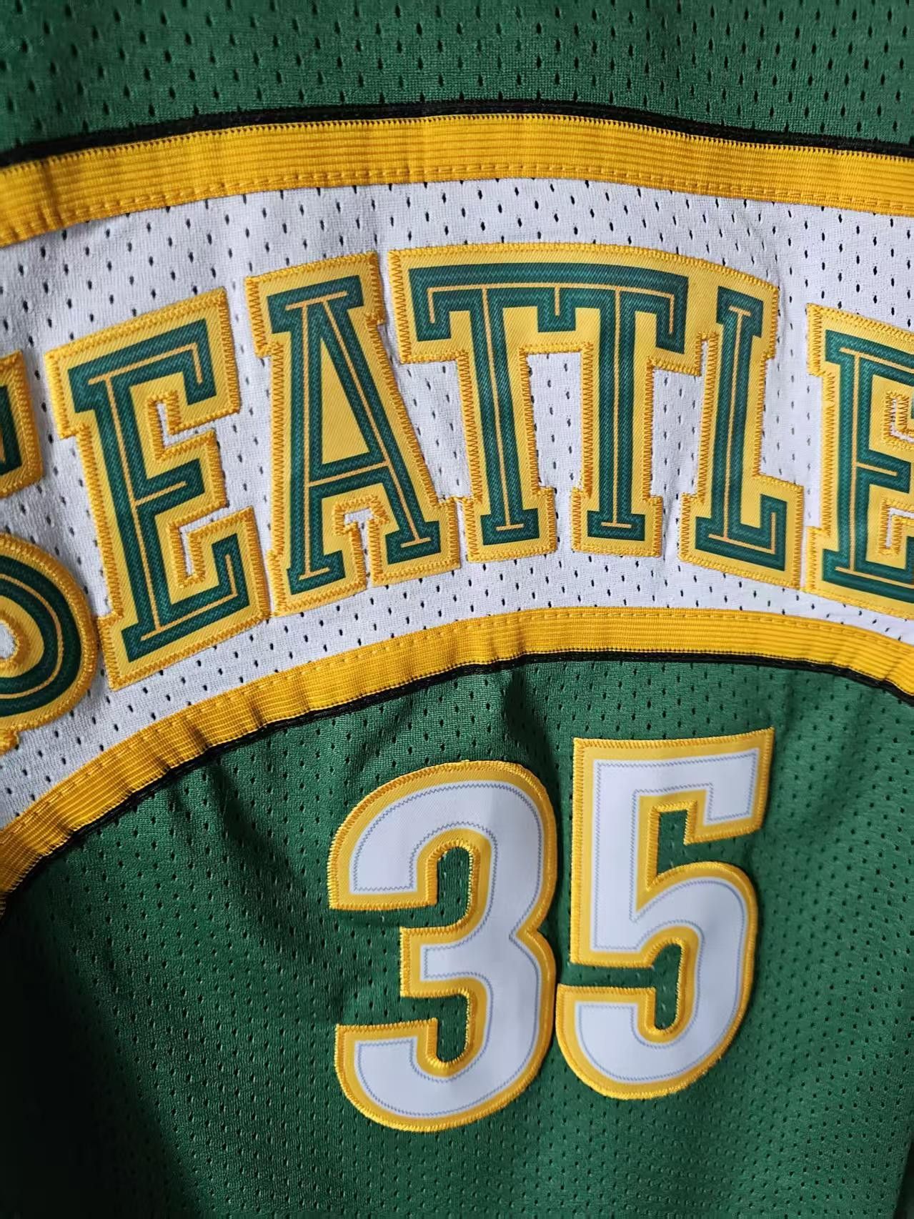 NBA Seattle Supersonics #35 Kevin Durant Jersey Green Small Size US S / EU 44-46 / 1 - 4 Thumbnail