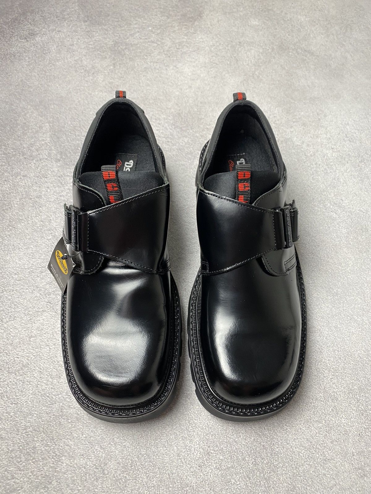 Dockers Dockers Vintage Chunky Black Leather Platform Boots goth Y2K Size US 9.5 / EU 42-43 - 2 Thumbnail
