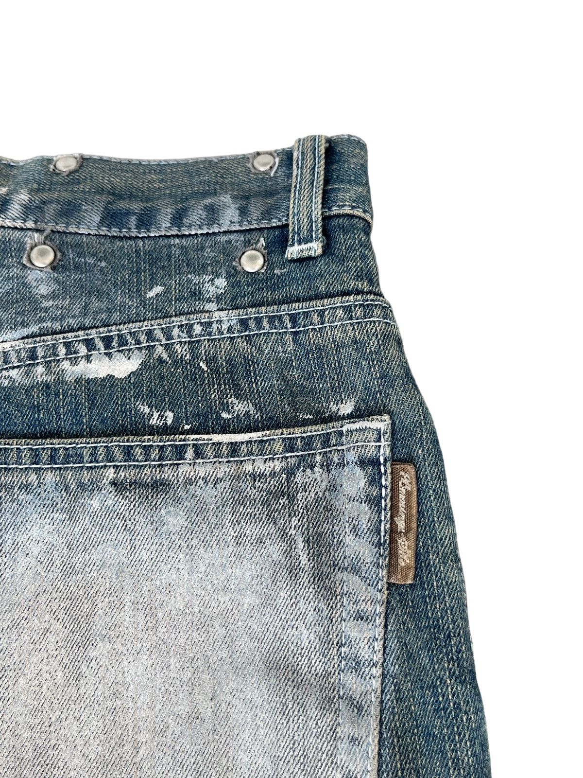 BERNINGS SHO FLARE🔥BERNINGS-SHO Distressed Seditionaries Bondage Zippers Size US 29 - 13 Thumbnail