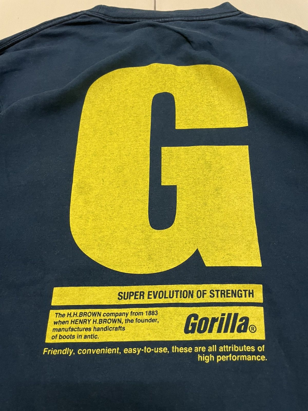 Japanese Brand Brutally Gorilla GRL Long Sleeve Tshirt Size US M / EU 48-50 / 2 - 6 Thumbnail