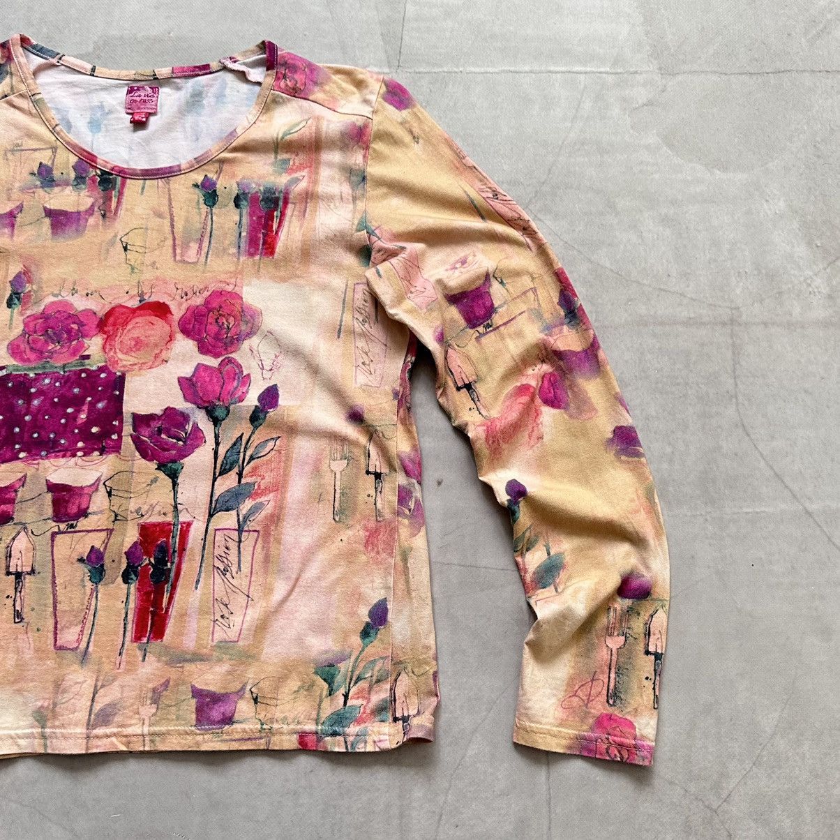 Hysteric Glamour Japan Floral Hysteric Glamour Style Long Sleeve T Shirt Y2K Size M / US 6-8 / IT 42-44 - 6 Thumbnail
