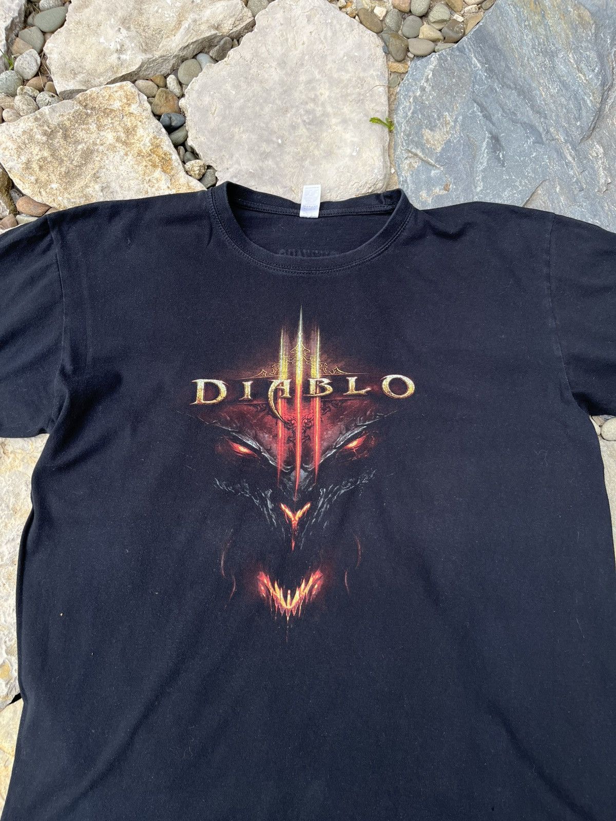 Playstation × Vintage Vintage Diablo 3 Blizzard dragon graphic tee t-shirt Size US L / EU 52-54 / 3 - 3 Thumbnail