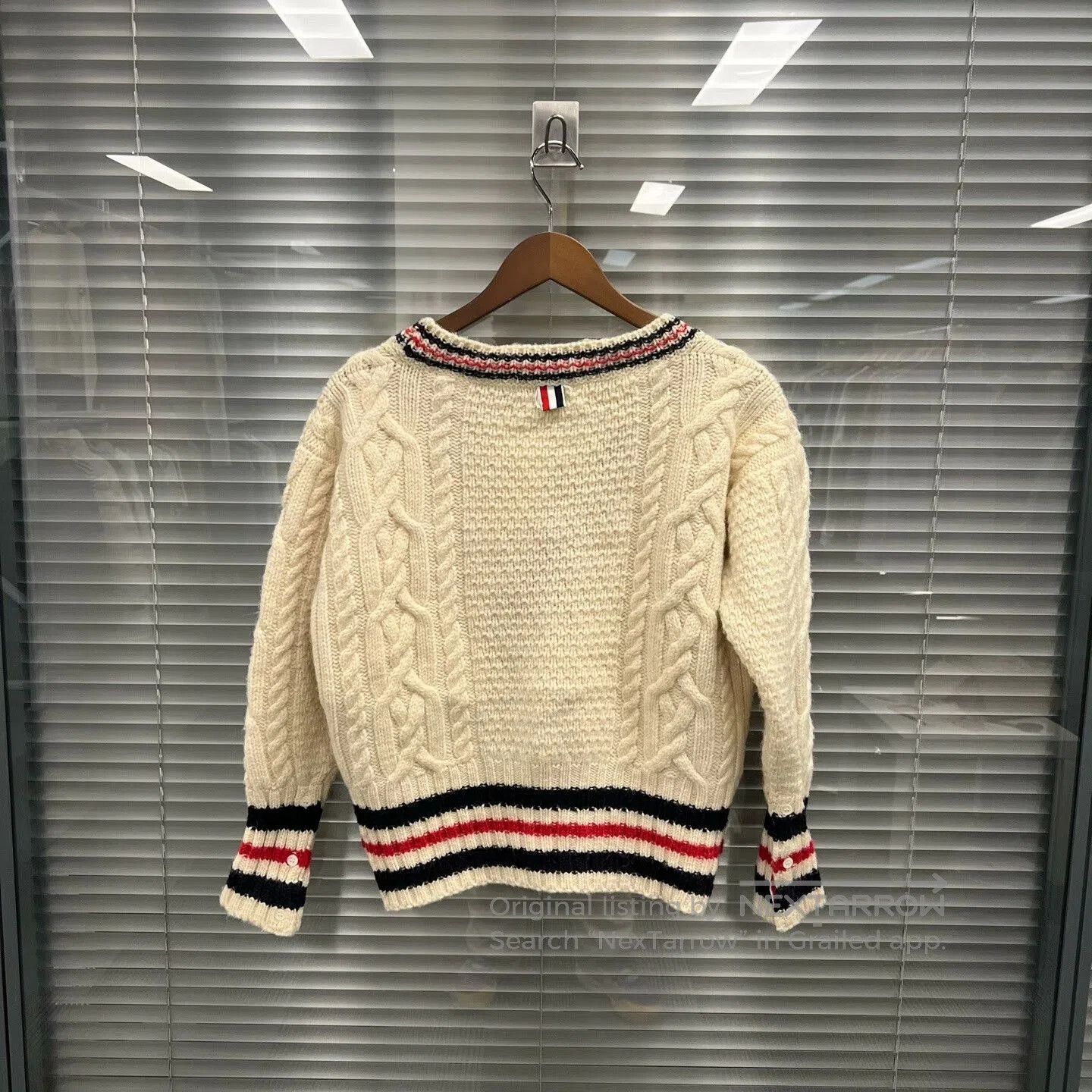 Thom Browne thom browne striped wool cardigan size 2. Size US S / EU 44-46 / 1 - 1 Thumbnail