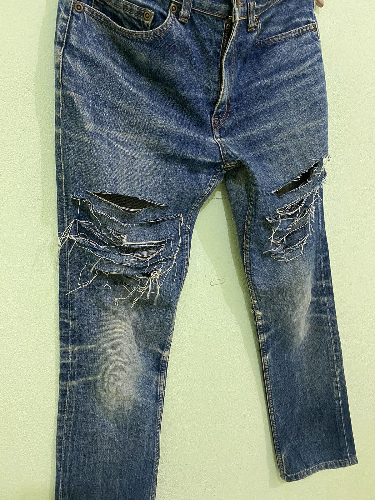 Hysteric Glamour Hysteric Glamour Ripped Distressed Denim Jeans Size US 31 - 6 Thumbnail