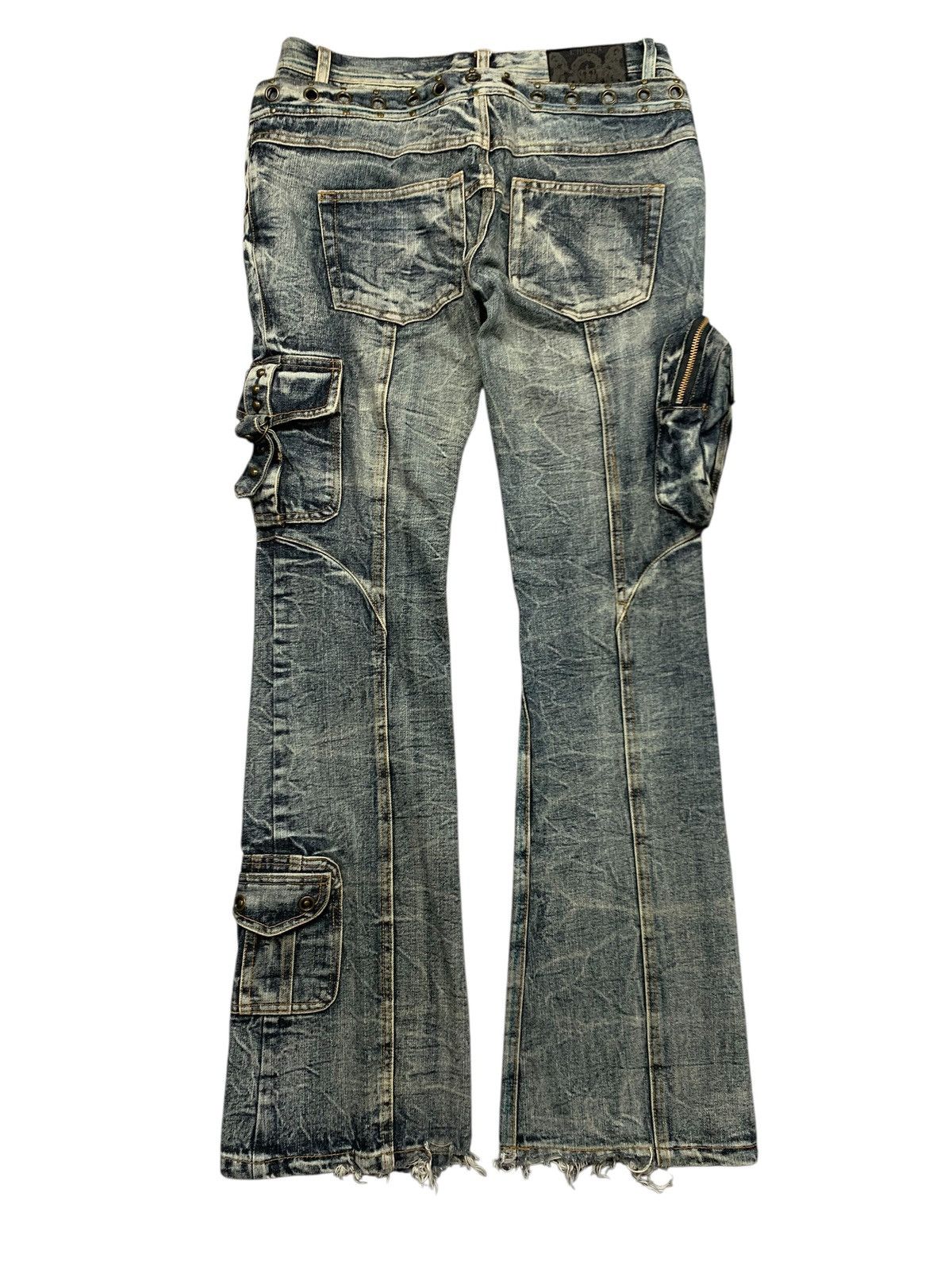 LOWBOX Y2k LOWBOX double waist flared seditionaries 3D pocket ifsix Size US 30 / EU 46 - 4 Thumbnail