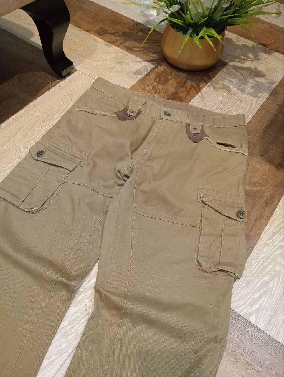 PPFM PPFM JAPAN ANARCHYDENIM EASTERN ROCK CARGO PANTS Size US 32 / EU 48 - 4 Thumbnail