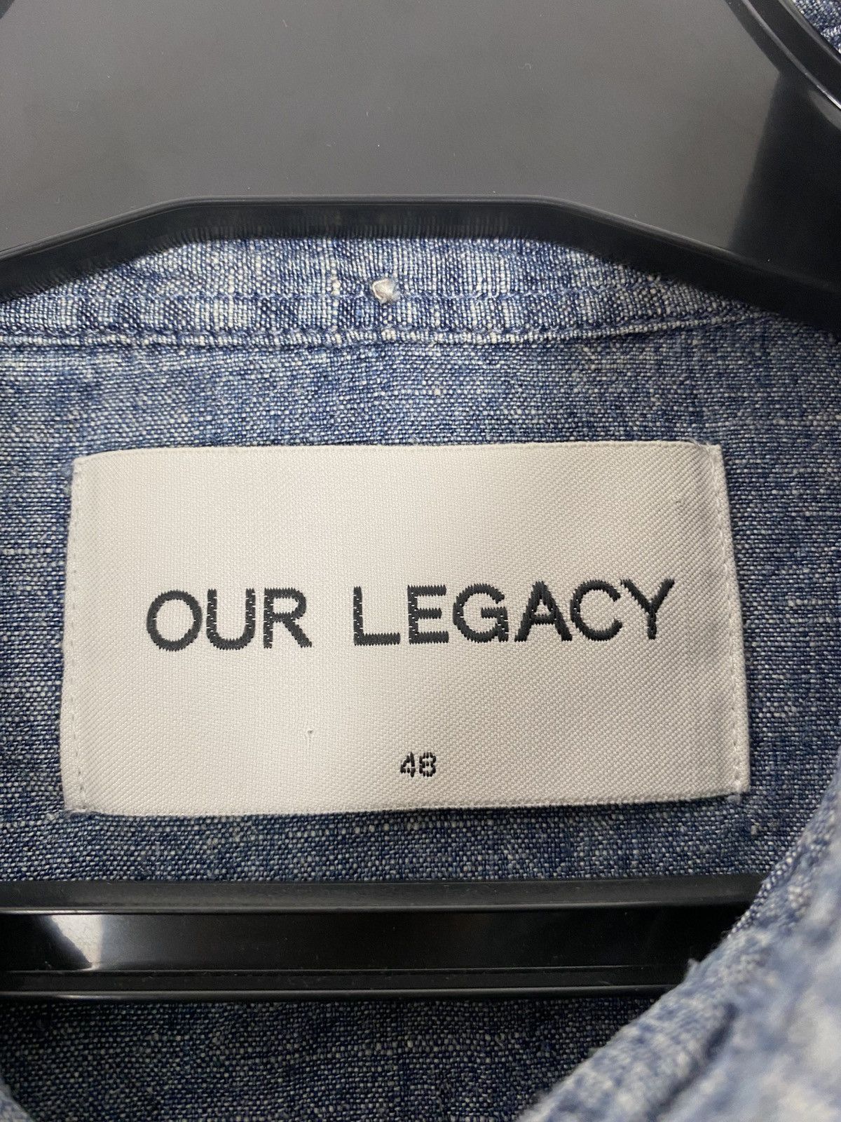 Our Legacy Our Legacy Blue Chambray 1940s Shirt Hemp Organic Cotton y2k Size US M / EU 48-50 / 2 - 2 Thumbnail