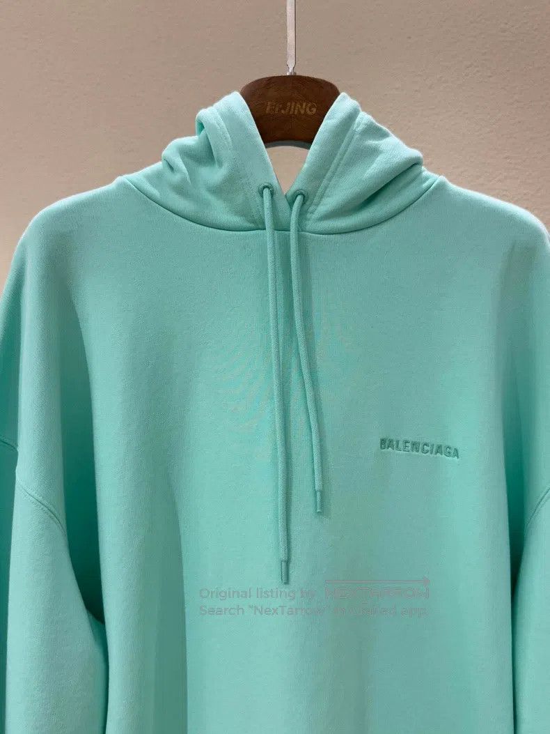 Balenciaga Balenciaga Back embroidered logo letter crewneck hoodie mi Size US S / EU 44-46 / 1 - 9 Thumbnail