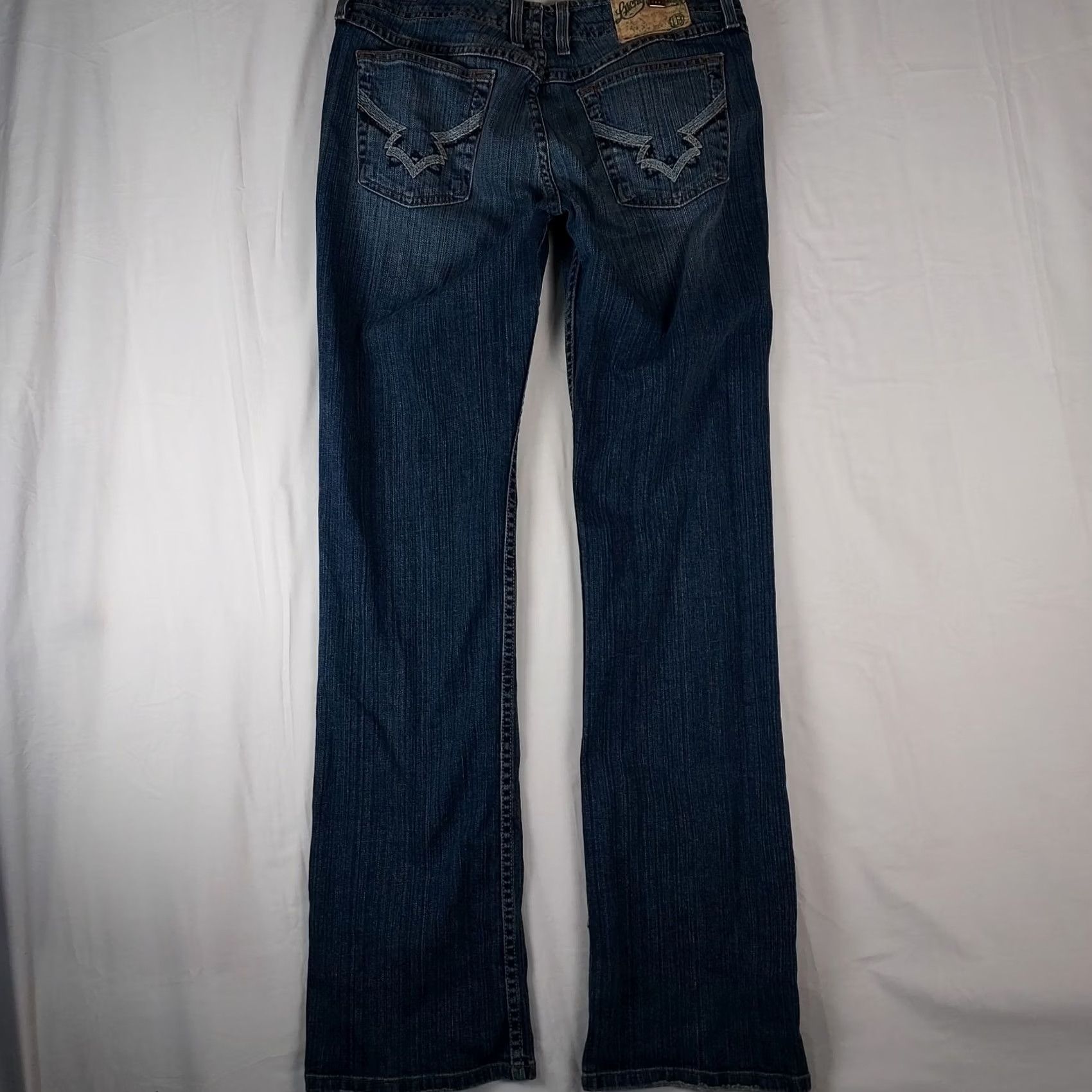 Lucky Brand Lucky Brand Wonder Jeans Jeans Womens 6/28 Low Rise Bootcut 28x32 Blue Stretch Regular 6/28 Mens Women Girls? Size 28" / US 6 / IT 42 - 2 Thumbnail