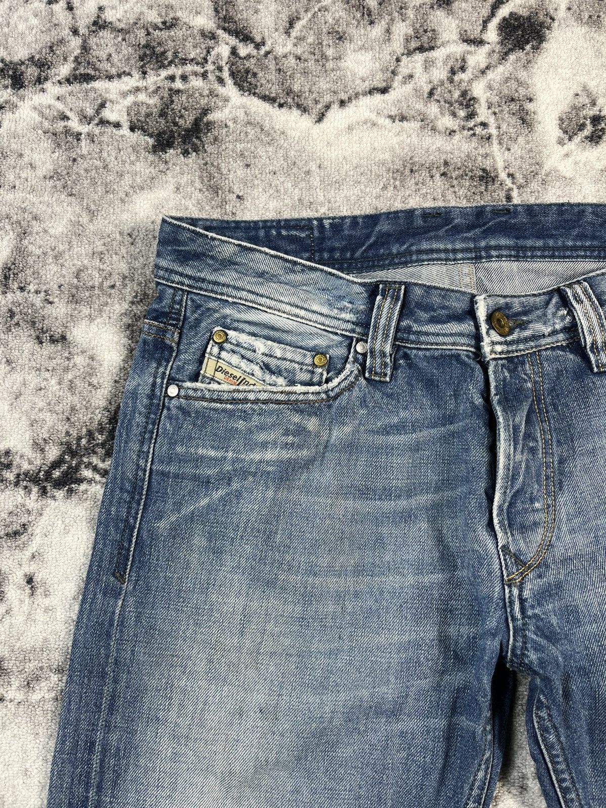 Diesel Diesel Viker Dragon Jeans Vintage Distressed Italy 31 Size US 31 - 9 Thumbnail