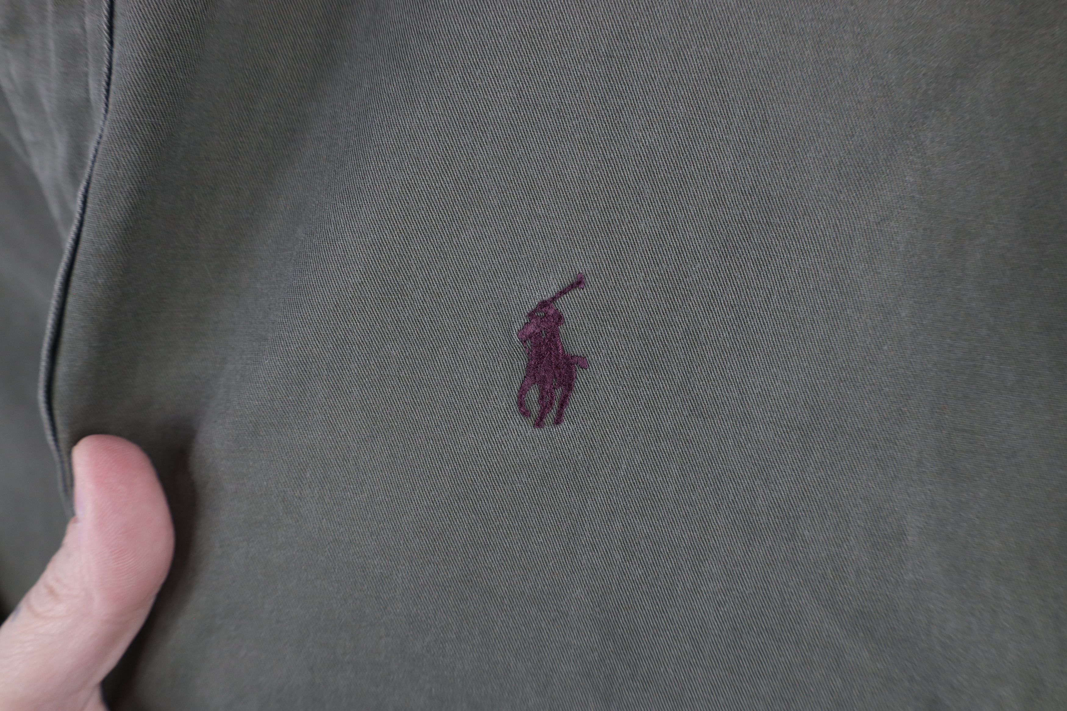Ralph Lauren × Vintage Vintage 90s Ralph Lauren Collared Button Down Shirt Green Size US XL / EU 56 / 4 - 4 Thumbnail