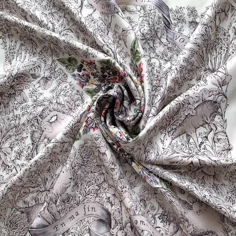 Dior Dior White five-pointed star animal pattern printed mulber Size ONE SIZE - 9 Thumbnail