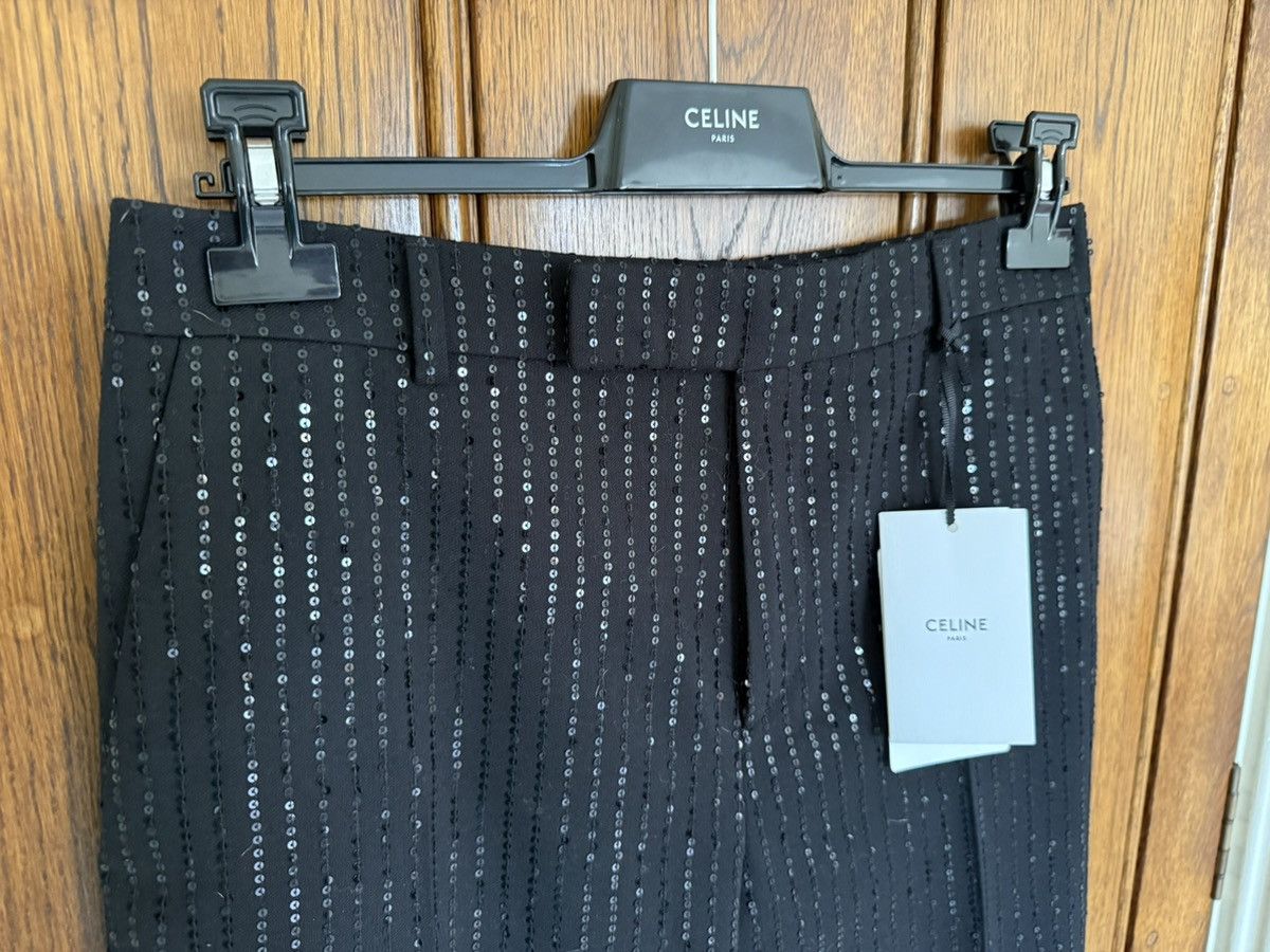 Celine SS23 Celine sequin Hedi Slimane tuxedo pants trousers 48 Size 38L - 12 Thumbnail