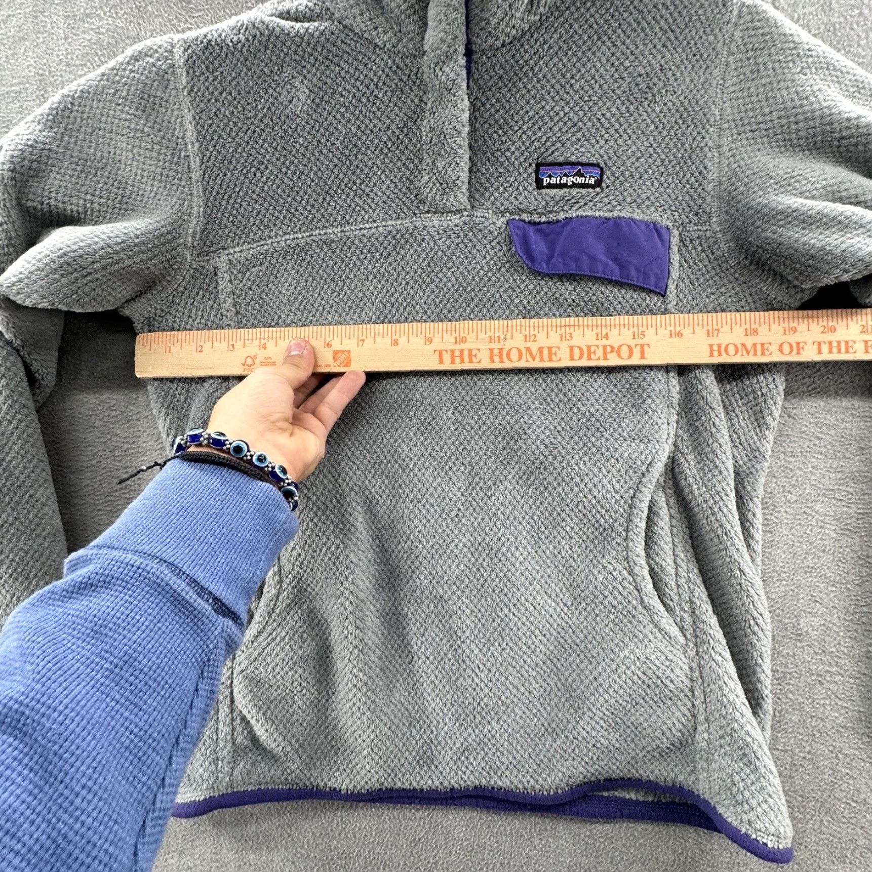 Patagonia Patagonia Jacket Womens M Gray Fleece Pullover Tsnap Polyester Basic Jacket Size M / US 6-8 / IT 42-44 - 4 Thumbnail