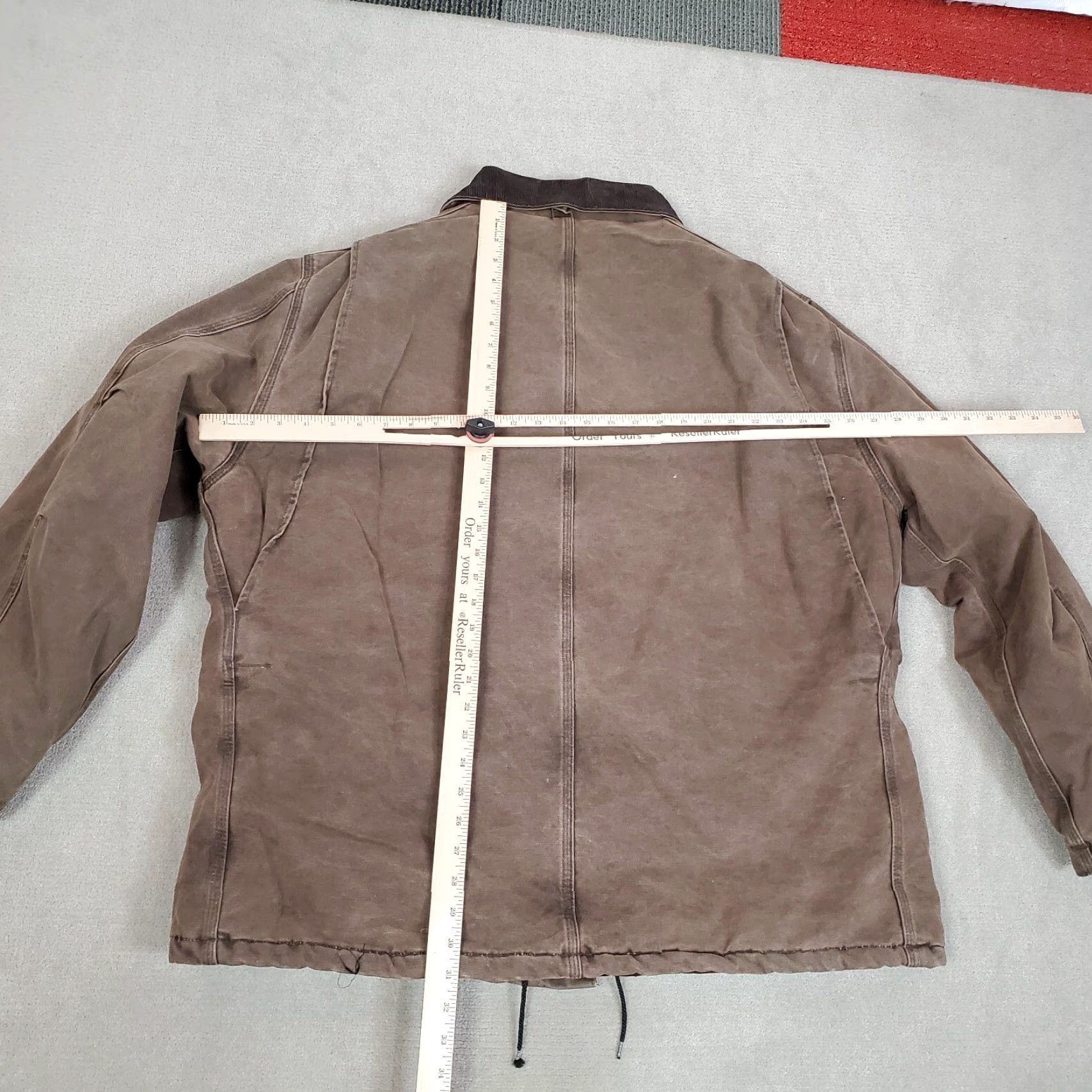 Carhartt Carhartt Jacket Mens 2XL Brown Duck Canvas Quilt Lined Coat Work C26CHT USA Size US XXL / EU 58 / 5 - 7 Thumbnail