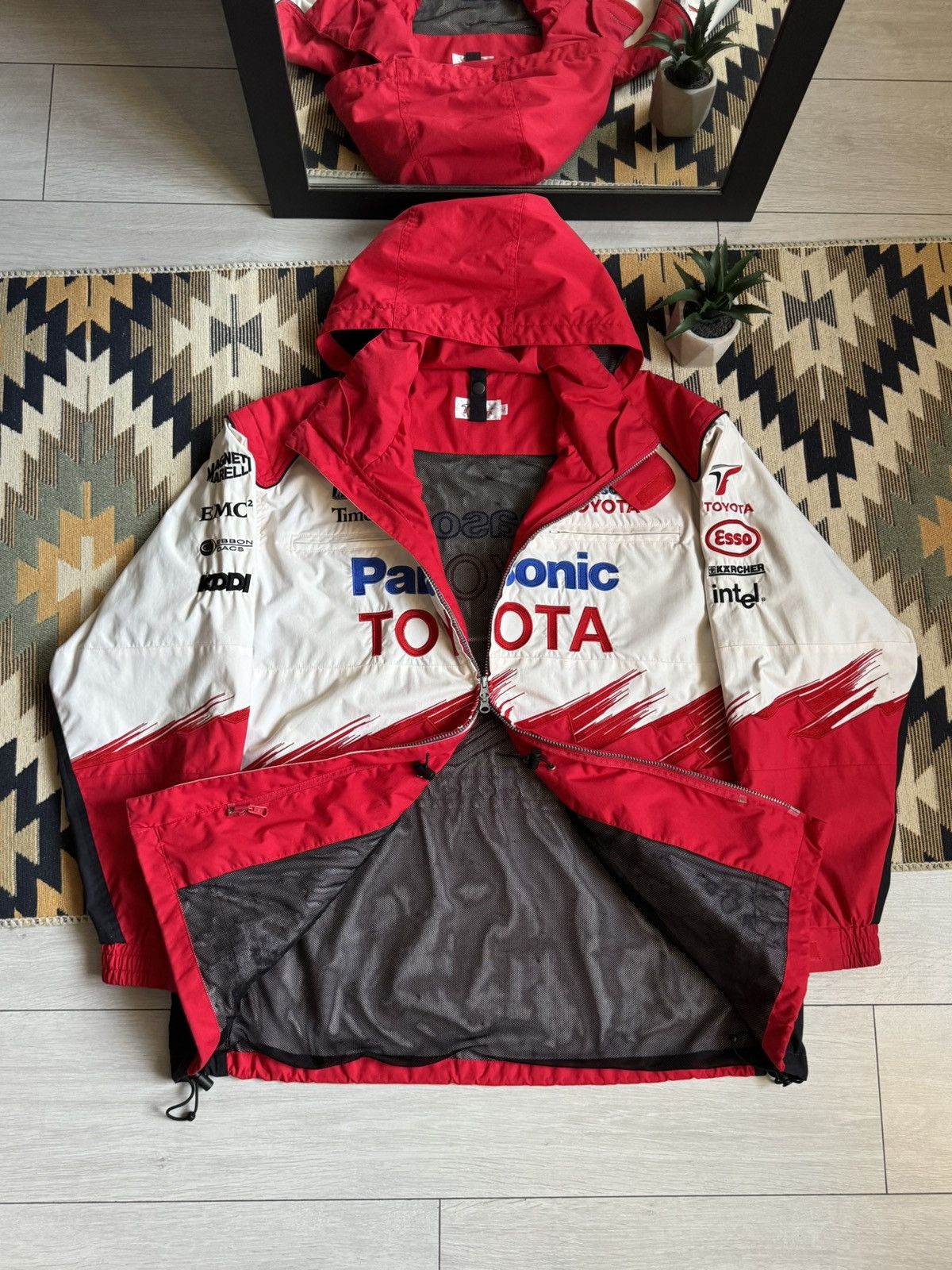 Vintage Vintage Toyota Panasonic Formula 1 Racing Jacket Size US XL / EU 56 / 4 - 11 Thumbnail