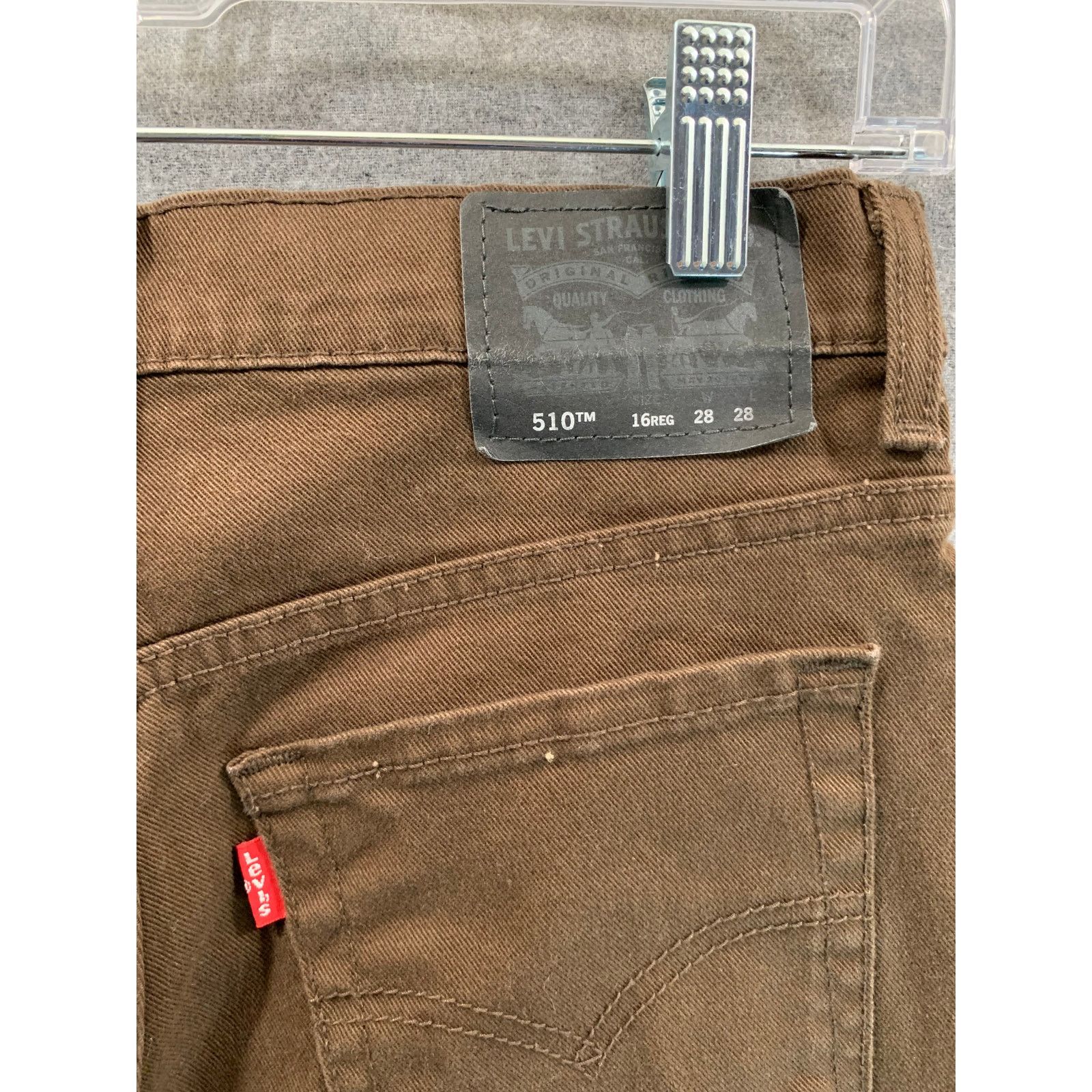 Levi's Levi's Jeans Women Size 28 Brown Jeans Size 28" / US 6 / IT 42 - 9 Thumbnail