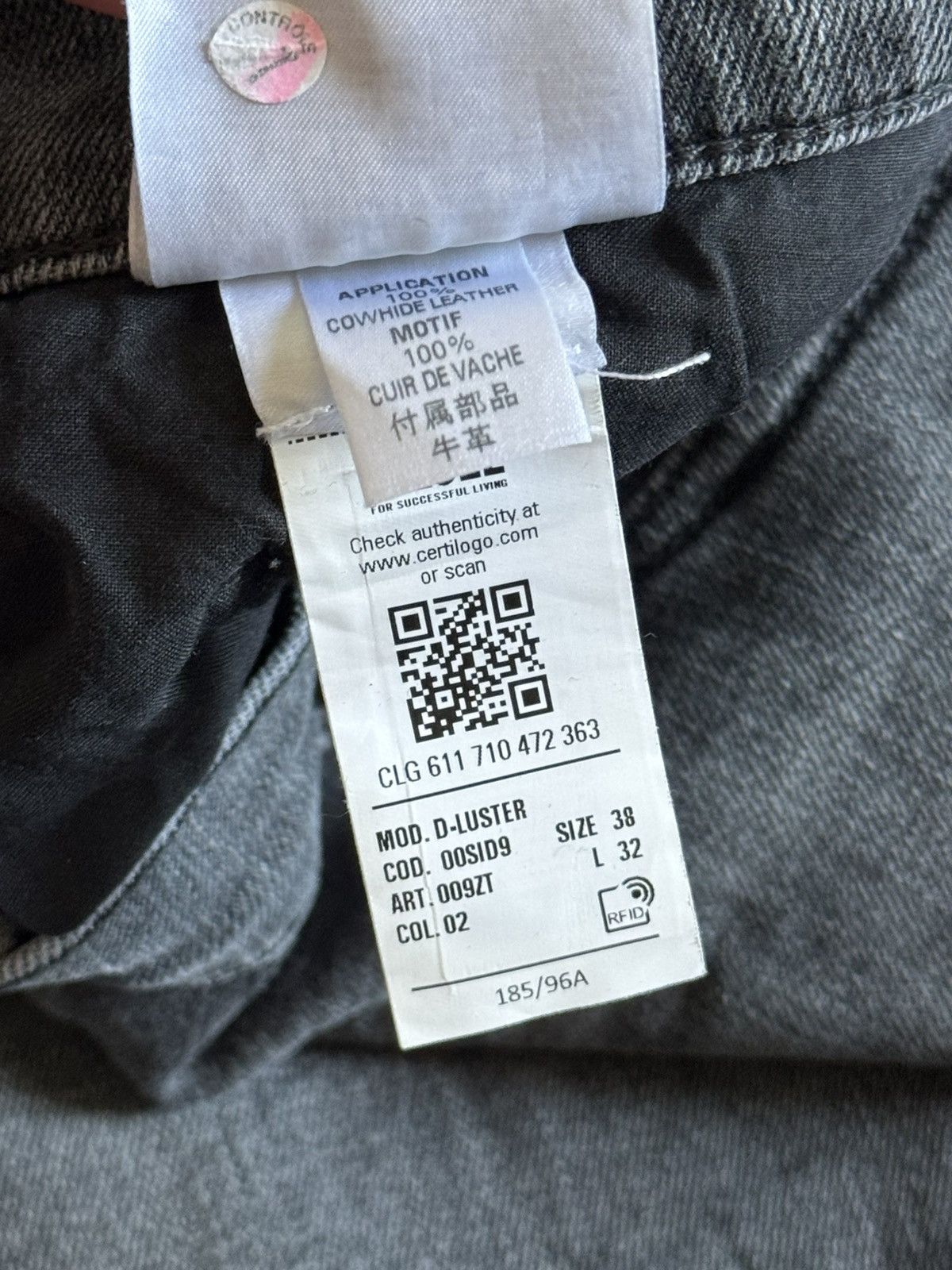 Diesel Diesel 38/32 D-Luster slim denim pants jeans trousers 👖 y2k Size US 38 / EU 54 - 13 Thumbnail