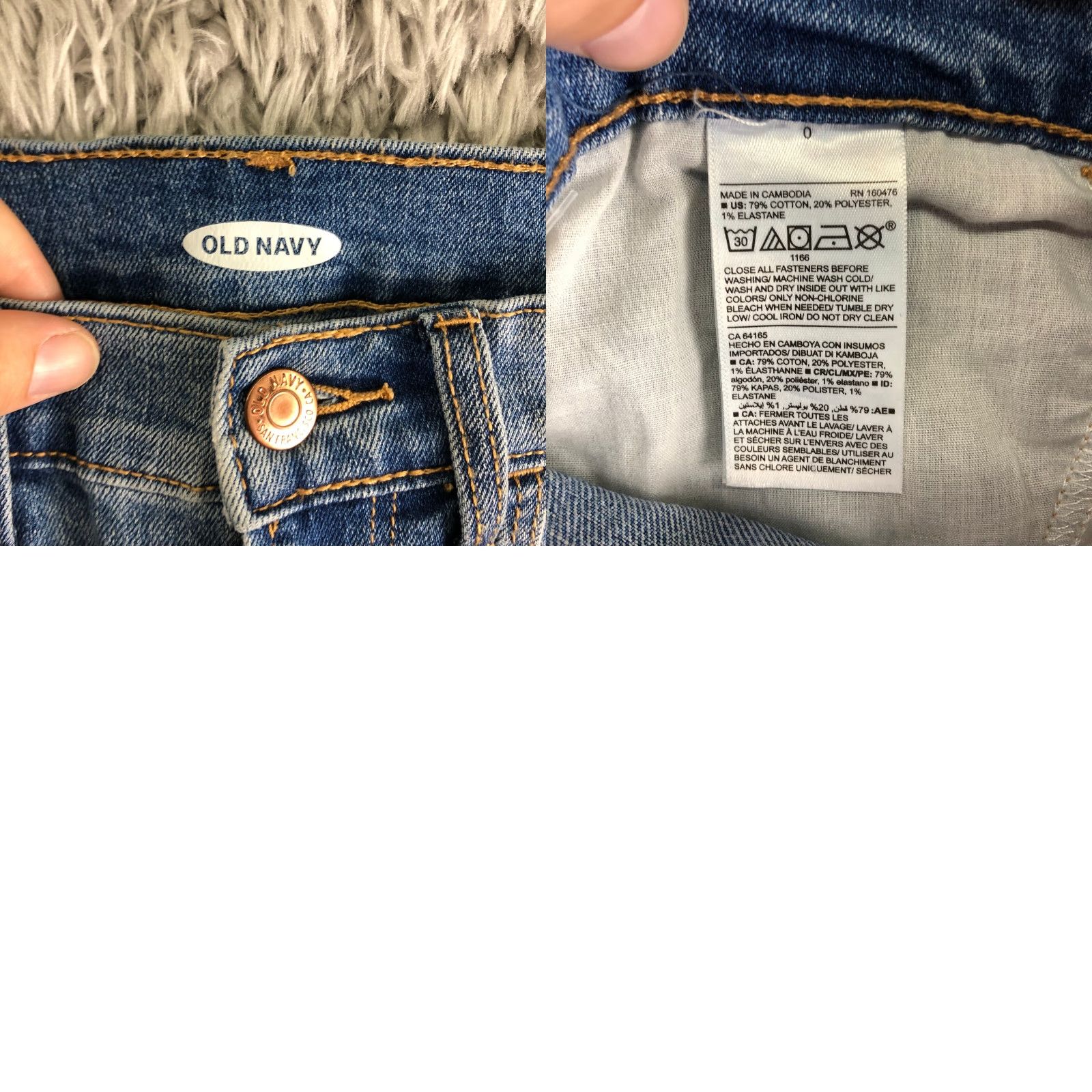 Old Navy Old Navy Womens Boyfriend Blue Jean Shorts 28" Waist Size 0 Denim Short Spring Summer Casual Womens Size 28" / US 6 / IT 42 - 8 Thumbnail