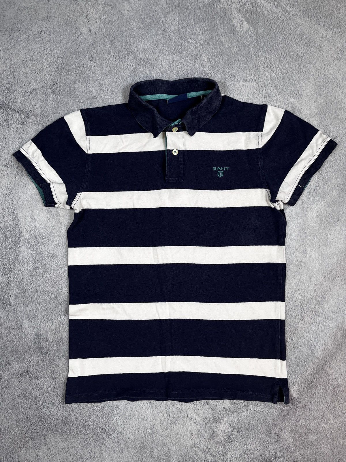 Gant × Vintage Vintage Y2K Gant striped polo t-tee old money streetwear S Size US S / EU 44-46 / 1 - 1 Thumbnail