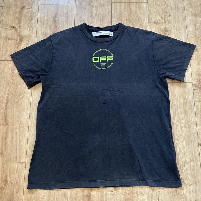 offwhite green and black