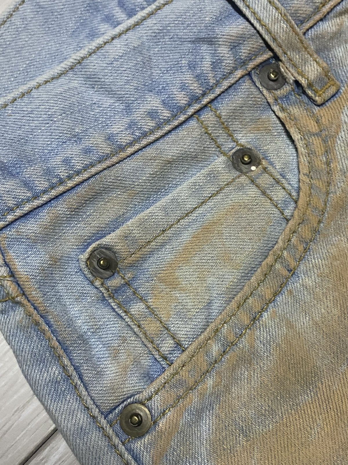 Acne Studios Vintage Uniqlo Crazy Mud Wash Distressed Acne Studios Style Size US 30 / EU 46 - 11 Thumbnail