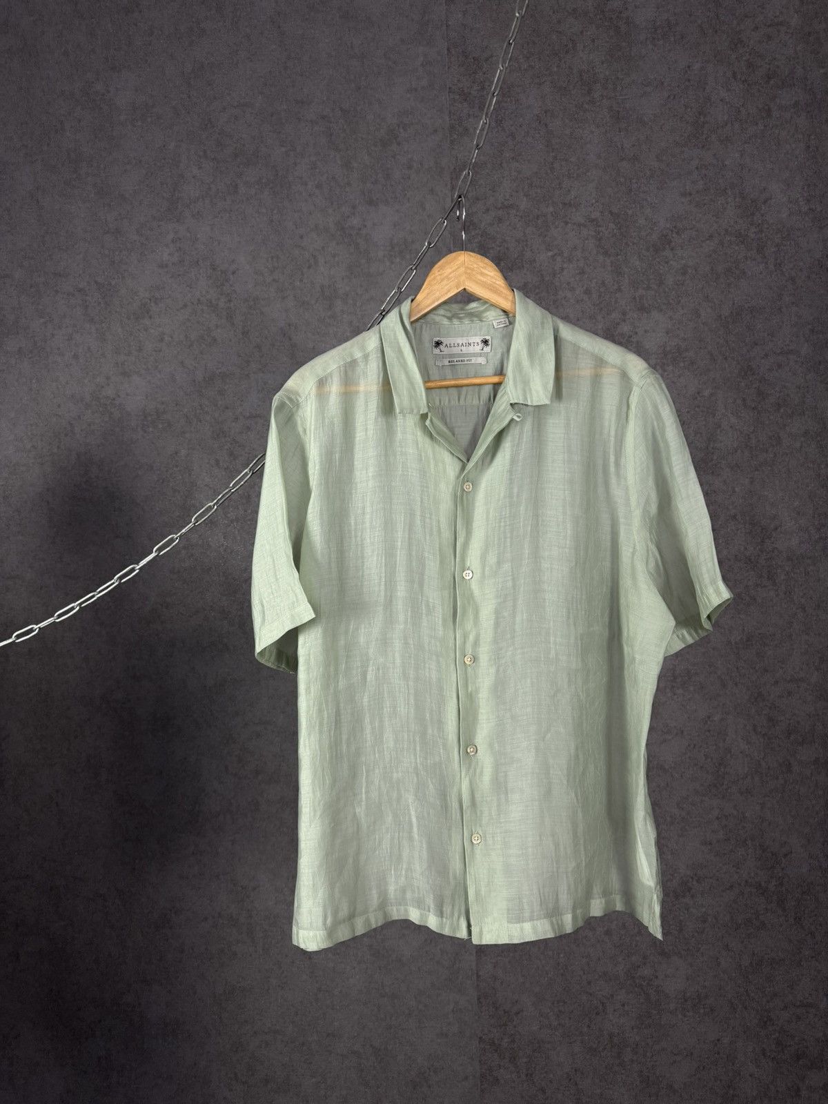 Allsaints Allsaints designer hawaiian relaxed shirt Size US L / EU 52-54 / 3 - 1 Thumbnail
