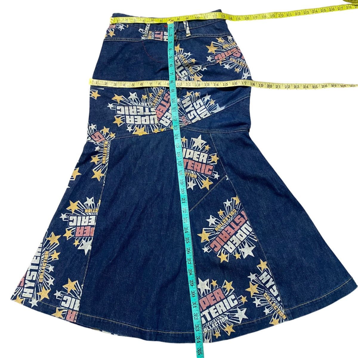 Hysteric Glamour Vintage Hysteric Glamour Denim Skirt Full Print Size 26" / US 2 / IT 38 - 13 Thumbnail