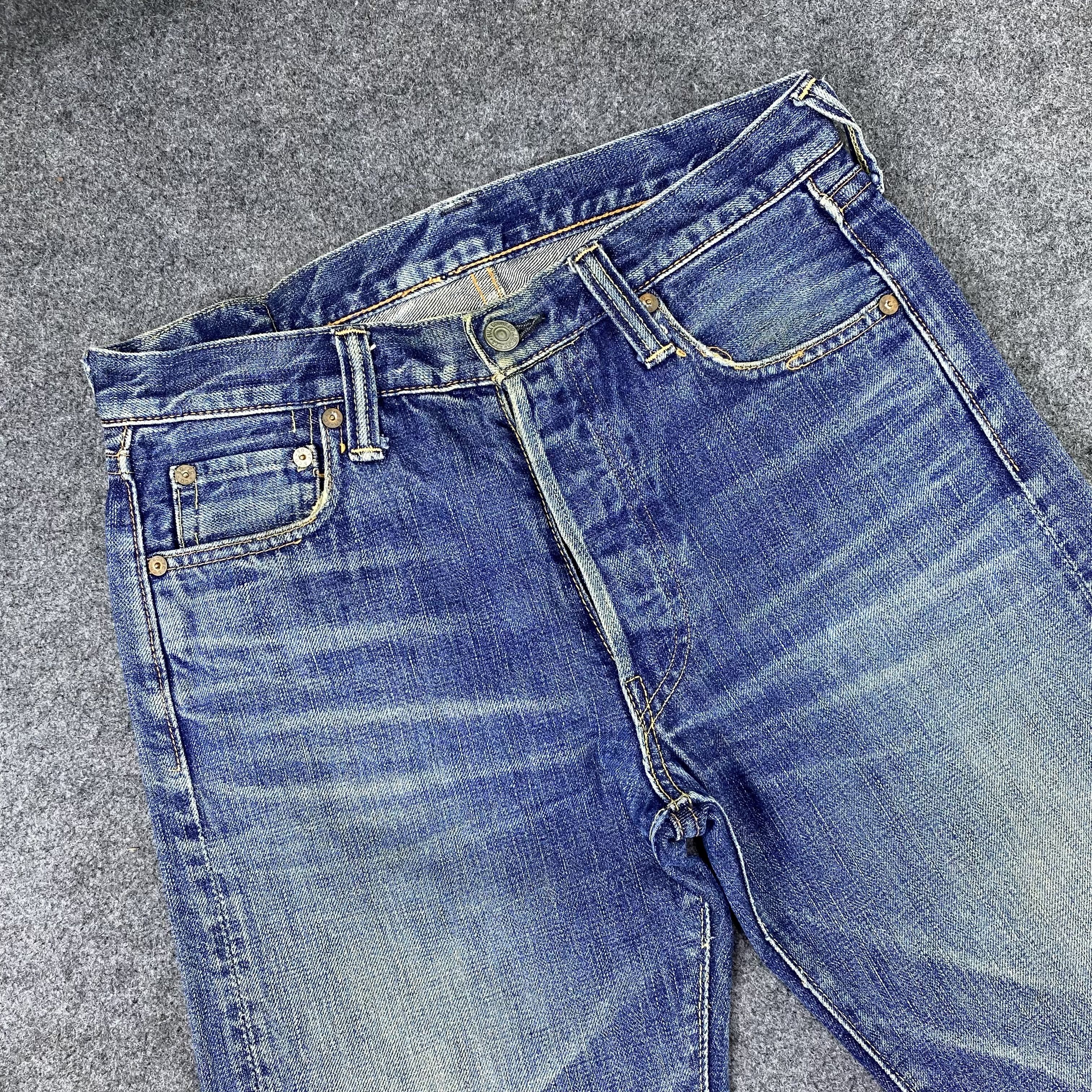 Full Count & Co. × Japanese Brand × Vintage Vintage Full Count & Co. Fly Button Blue Wash Jeans-J1167 Size US 29 - 5 Thumbnail