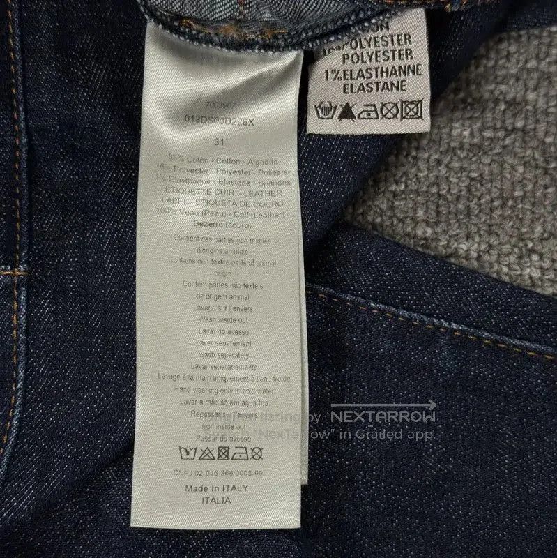 Other Dior Cotton Casual Blue Pants for Men . Size US 32 / EU 48 - 4 Thumbnail