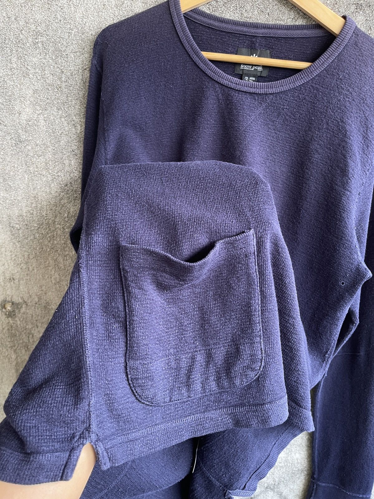 Snow Peak GoldwWin❄️Snow Peak❄️Outdoor Life Faded L/S Pocket Tee Size US L / EU 52-54 / 3 - 5 Thumbnail
