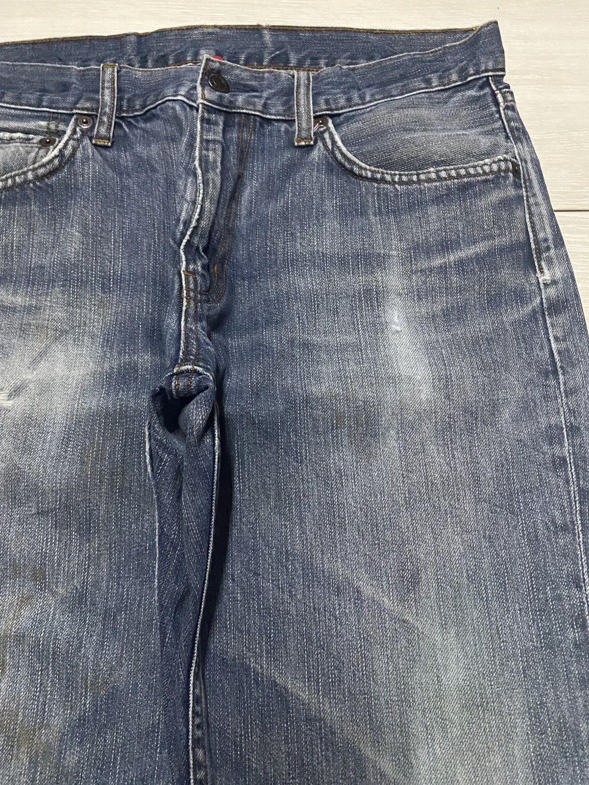 Engineered Garments × Uniqlo Vintage Japanese Brand Uniqlo Faded Wash Distressed Loose Size US 32 / EU 48 - 8 Thumbnail