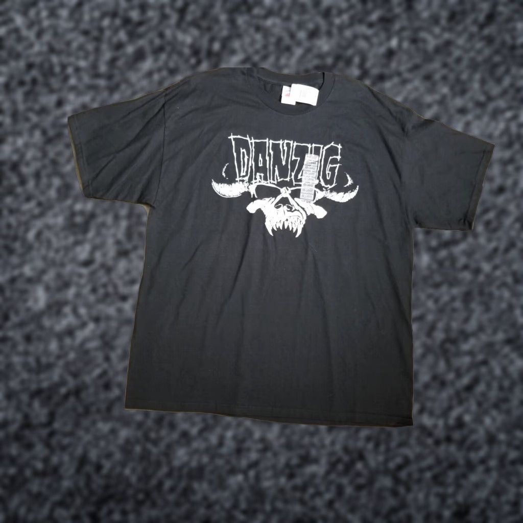 Vintage VINTAGE DANZIG BAND T-Shirt Mens 2XL Black Short Sleeve Crew Neck Deadstock 2007 Band Shirt Tee Mens Size US XXL / EU 58 / 5 - 1 Thumbnail