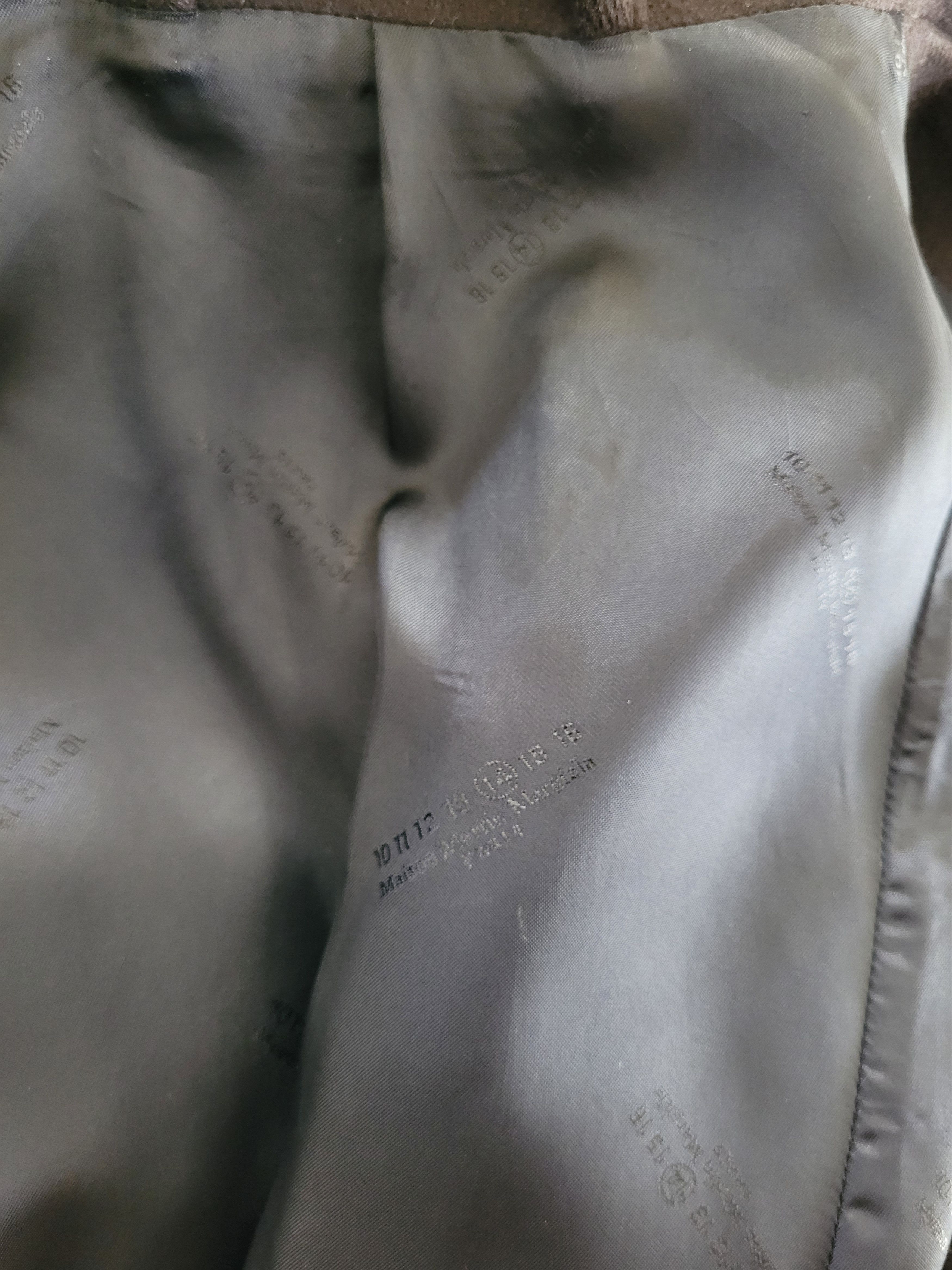 Maison Margiela Maison Margiela inside-out raw-details woolen coat Size US M / EU 48-50 / 2 - 16 Thumbnail