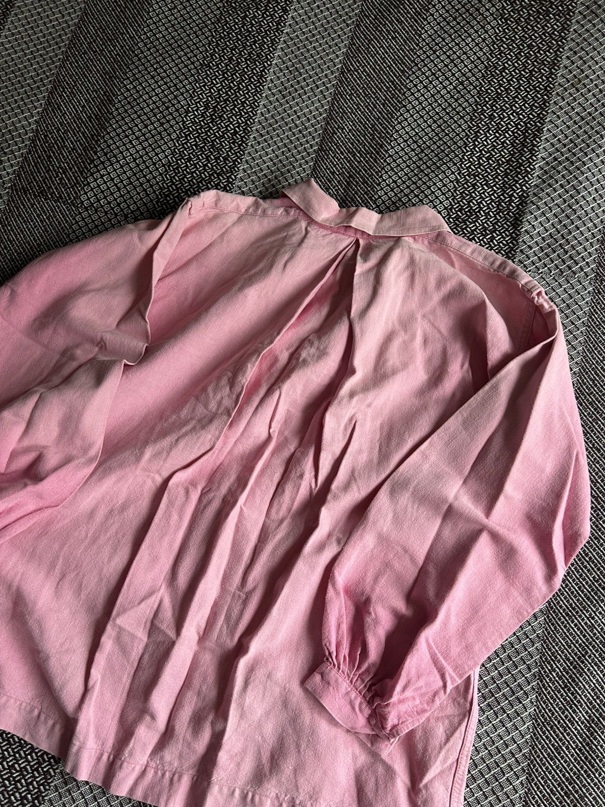Japanese Brand × Vintage Vintage 70s Heavy Workwear Shirt Polo Manufacture Faded Size US XXL / EU 58 / 5 - 10 Thumbnail