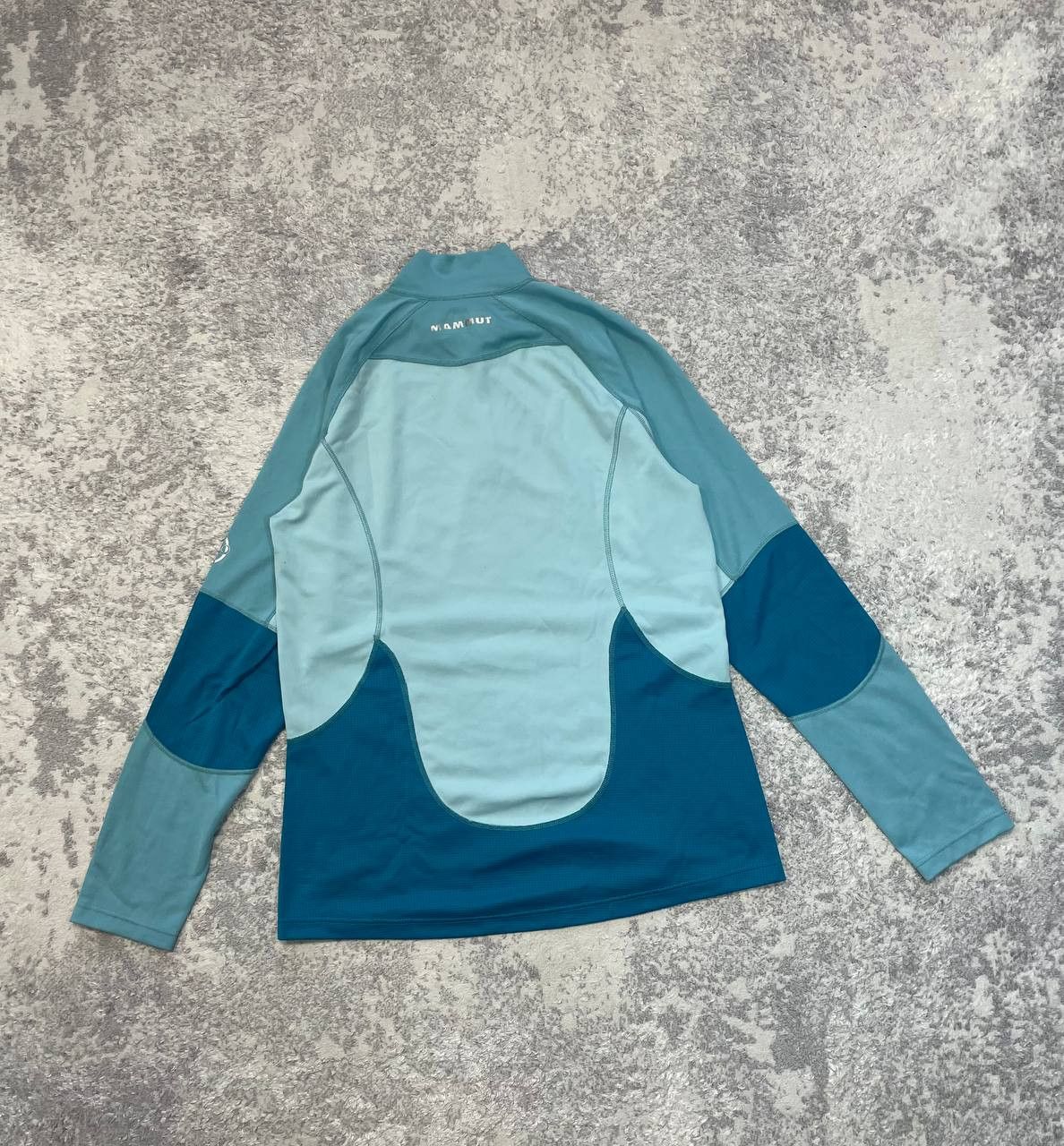 Mammut Mammut Men’s Half Zip Thermal Top Blue Wool Blend Base Layer Size US L / EU 52-54 / 3 - 5 Thumbnail