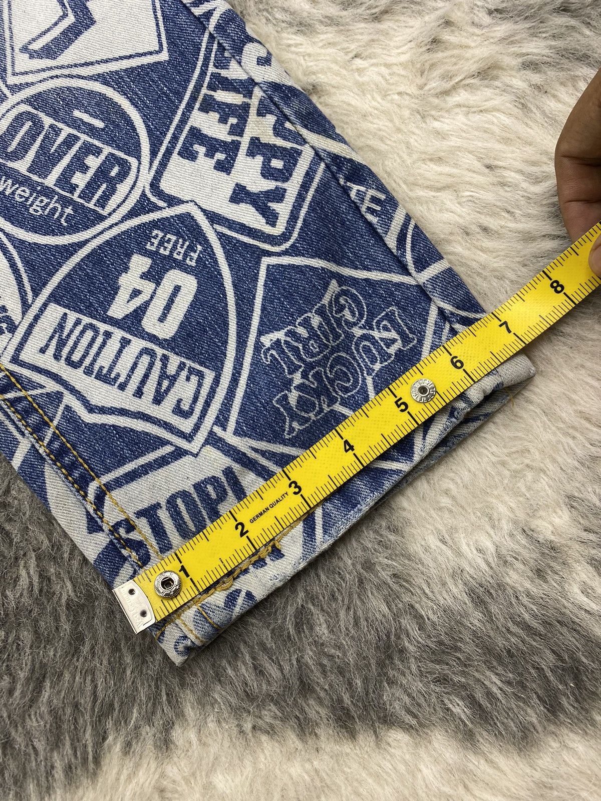 Beauty Beast × If Six Was Nine × Japanese Brand Japanese Surf Girls Oahu Northshore Fullprinted Denim Size 31" - 14 Thumbnail
