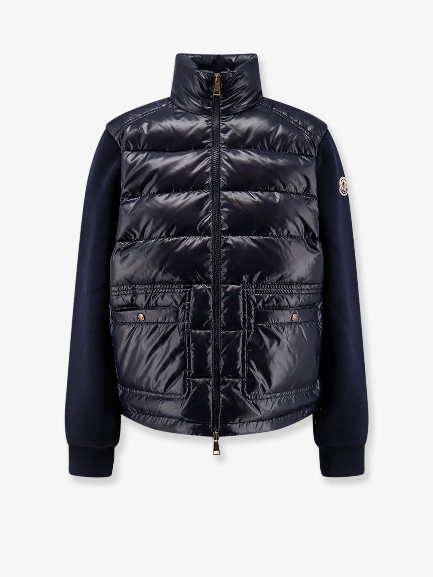 Moncler Padded Jacket With Fabric Details Tag Size M Women - Usa Tariffs Included, Women's
