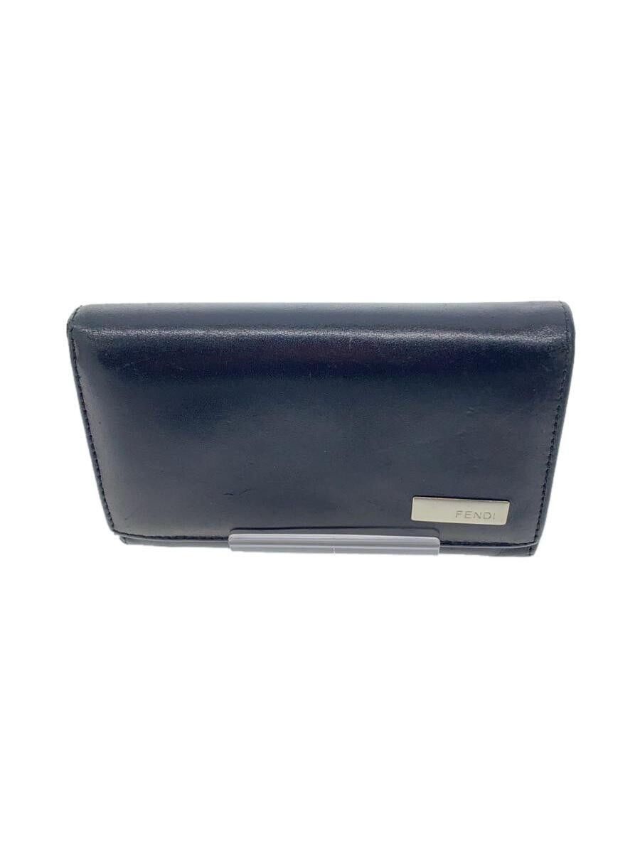 Fendi Leather Bi-Fold Wallet Black