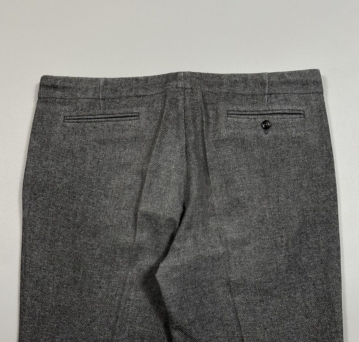 Maison Margiela Maison Margiela Textured Wool-Blend Drawstring Trousers Size US 34 / EU 50 - 4 Thumbnail
