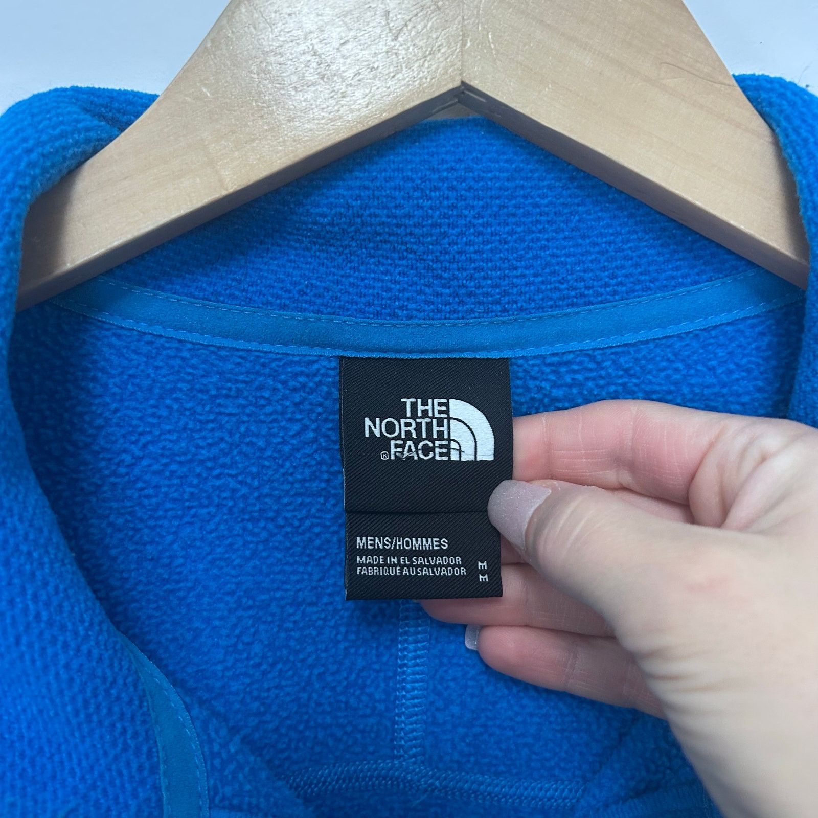 The North Face The North Face Blue Quarter Zip Sweater Sz M Size US M / EU 48-50 / 2 - 3 Thumbnail