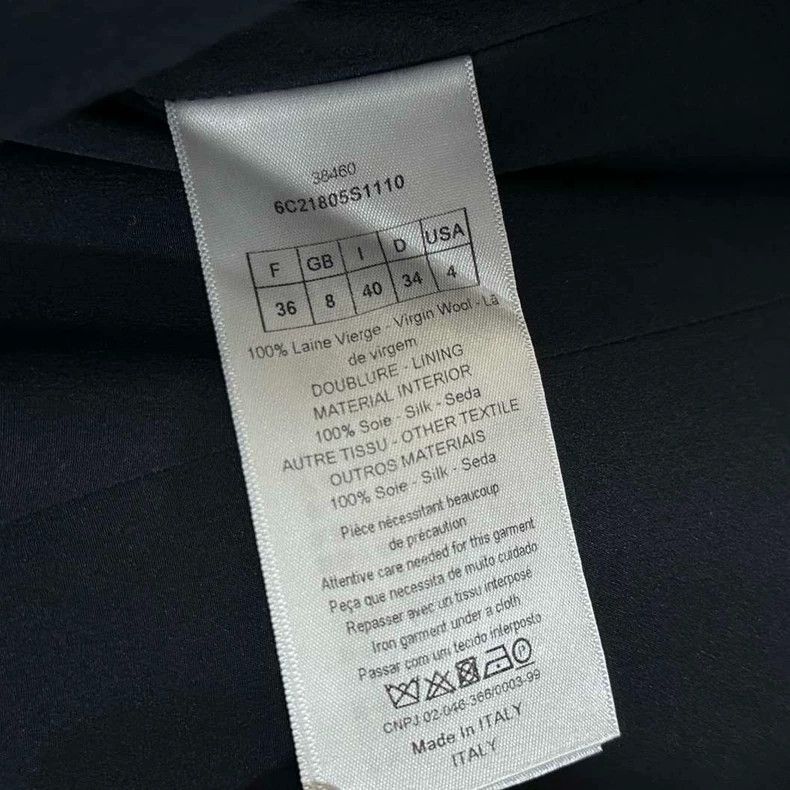 Dior Dior Long Tailored Outerwear Coat-2505 Size S / US 4 / IT 40 - 5 Thumbnail