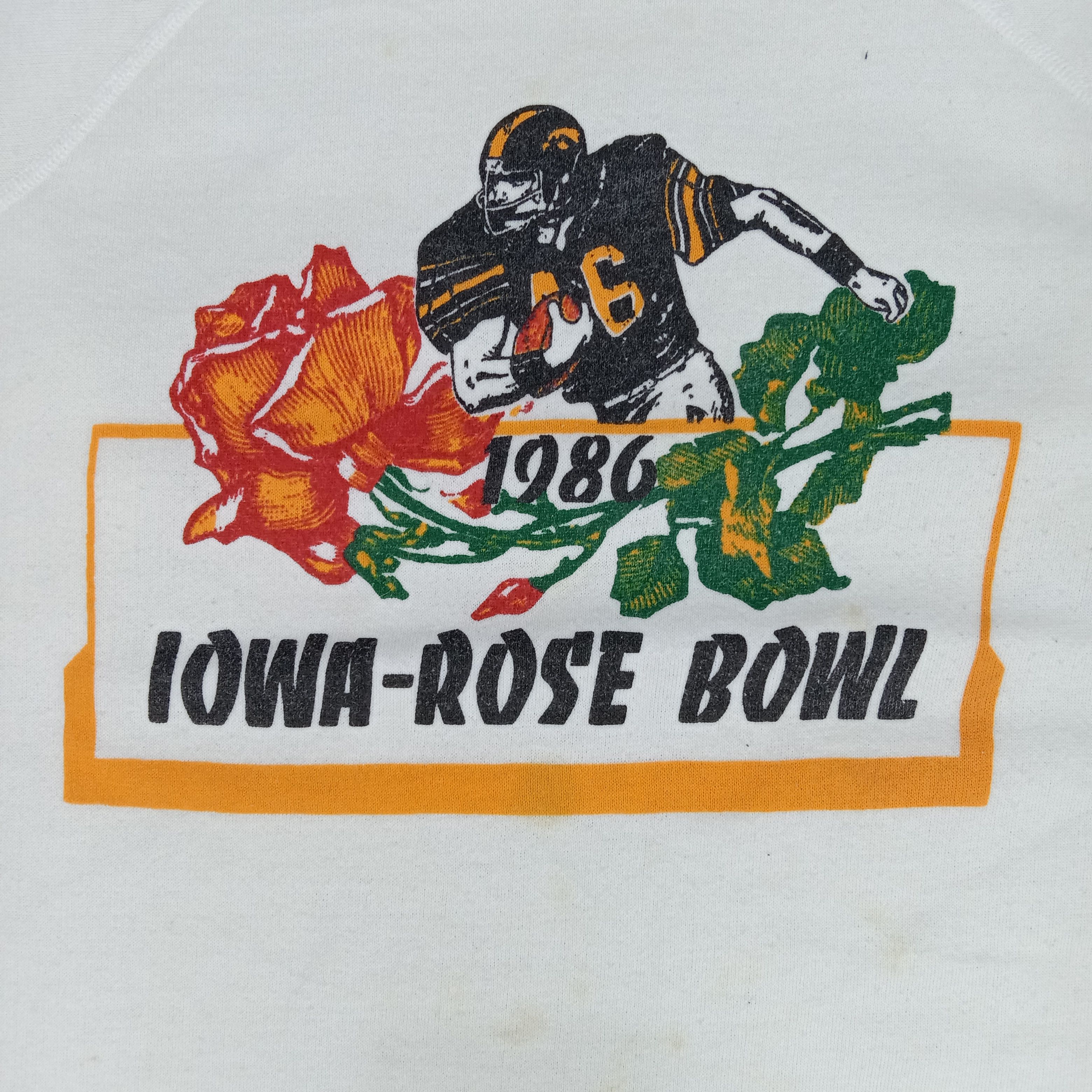 Champion × NFL × Vintage IOWA-Rose Bowl NFL American Football Team Sweatshirt Size US M / EU 48-50 / 2 - 2 Thumbnail
