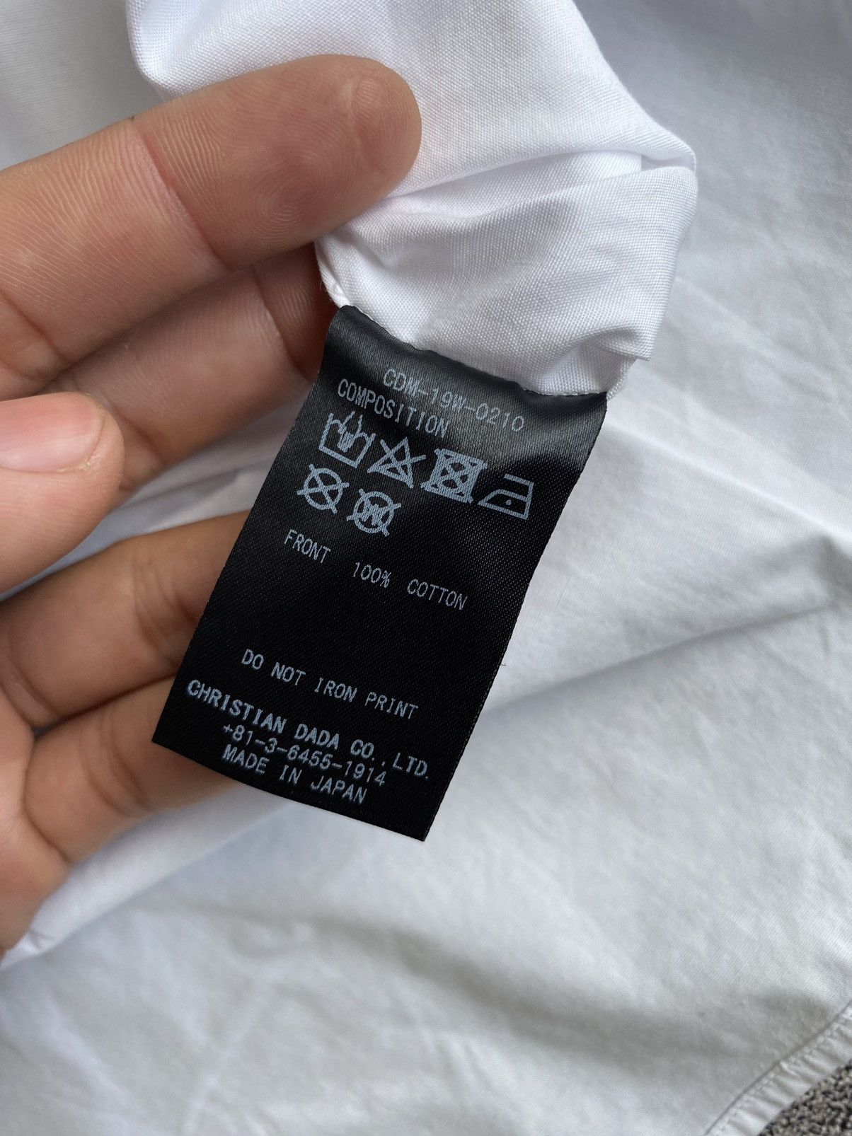 Japanese Brand Christian Dada Signal Noise Shirt Size US L / EU 52-54 / 3 - 12 Thumbnail