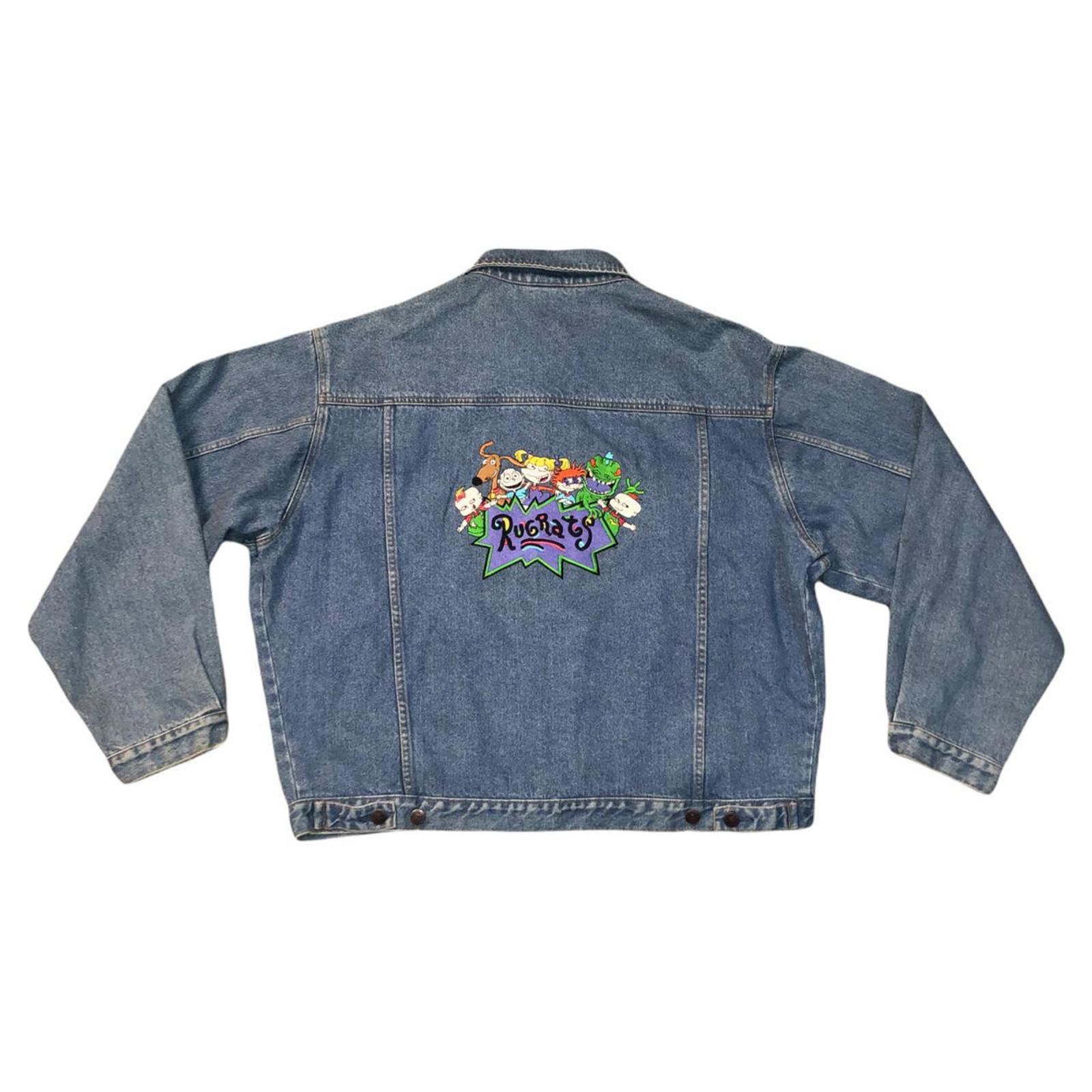 Designer Vintage 90s Nickelodeon Rugrats Universal Studios Denim Size US L / EU 52-54 / 3 - 1 Thumbnail