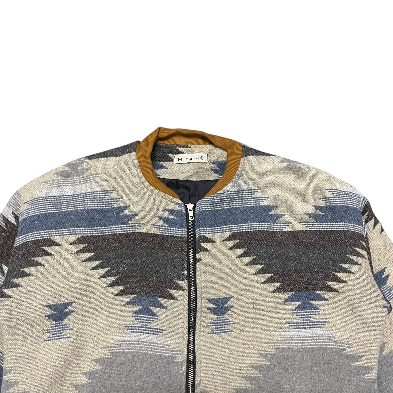 Japanese Brand Vintage Miss J Navajo Bomber Jacket Size M / US 6-8 / IT 42-44 - 2 Thumbnail